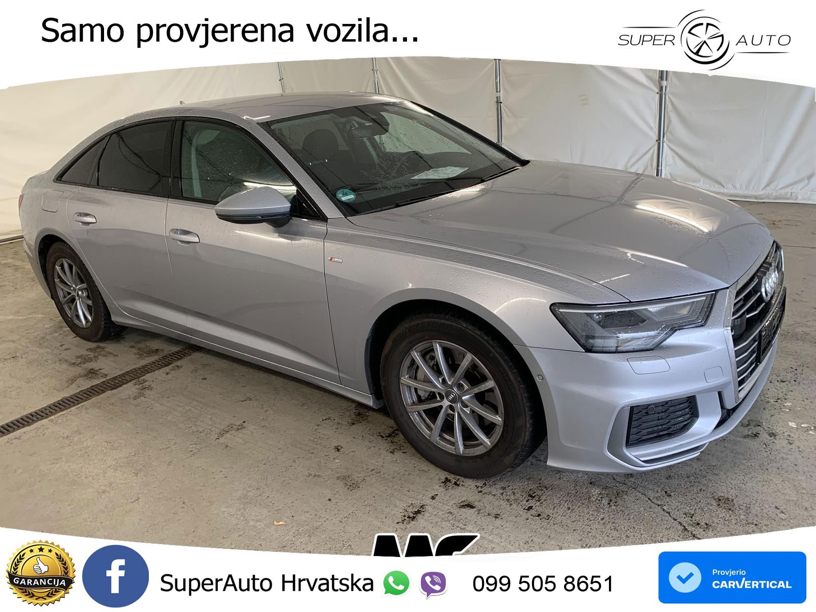 Audi A6 45 TDI V6 (245 KS) quattro ultra S tronic S line LED+GR SJED+ACC