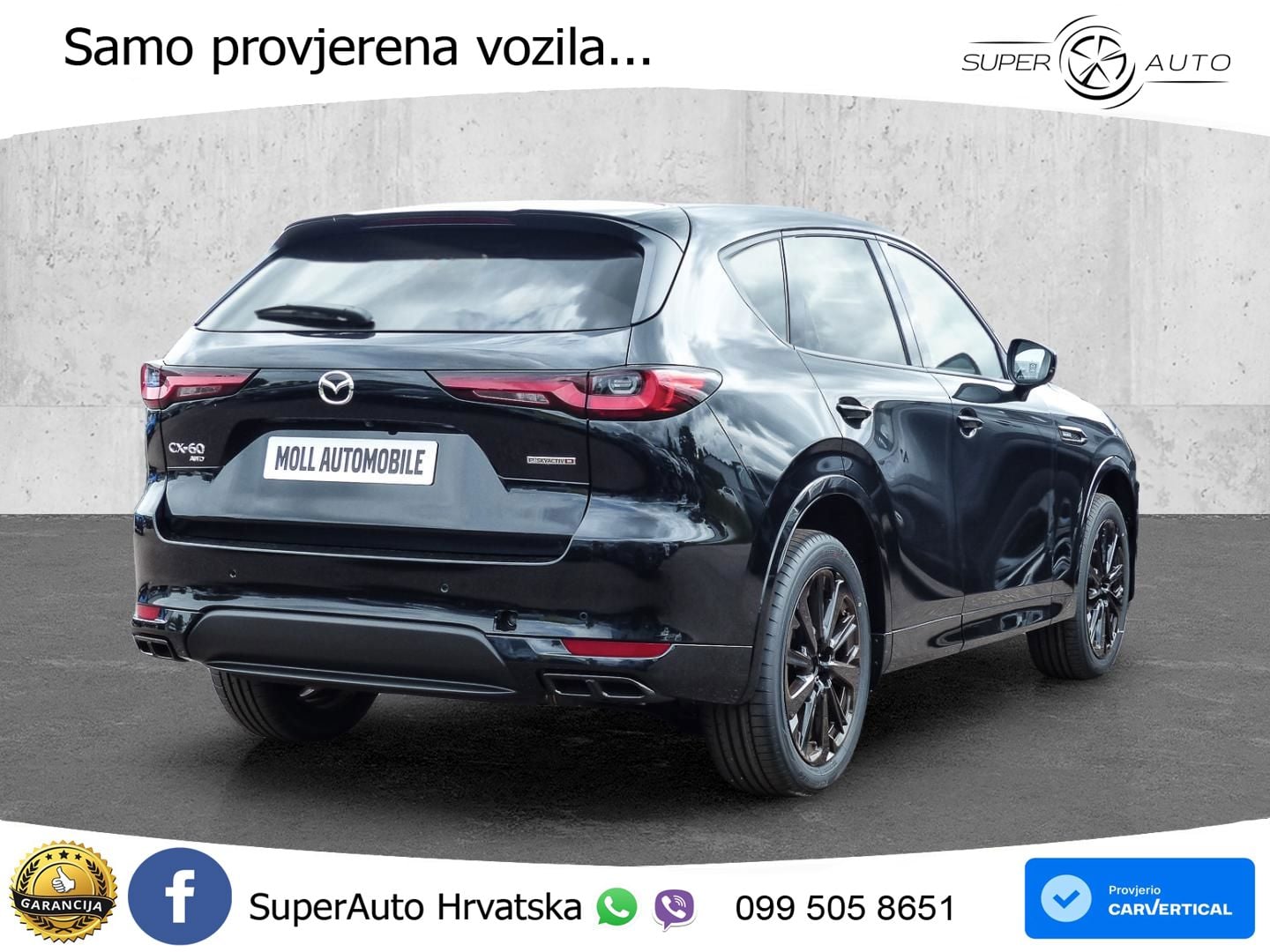 Mazda CX-60 3.3 e-Skyactiv D (254 KS) AWD Automatic LED+GR SJED+ACC