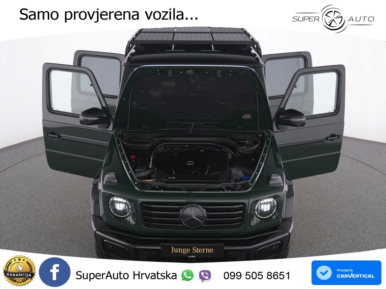 Mercedes G 450d Long (367 KS) 4MATIC 9G-TRONIC Professional LED+GR SJED+ACC