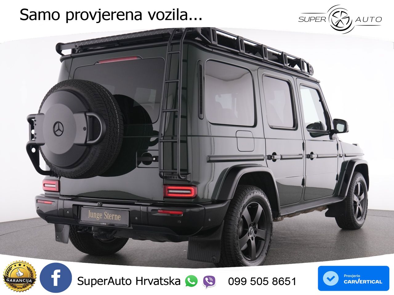 Mercedes G 450d Long (367 KS) 4MATIC 9G-TRONIC Professional LED+GR SJED+ACC