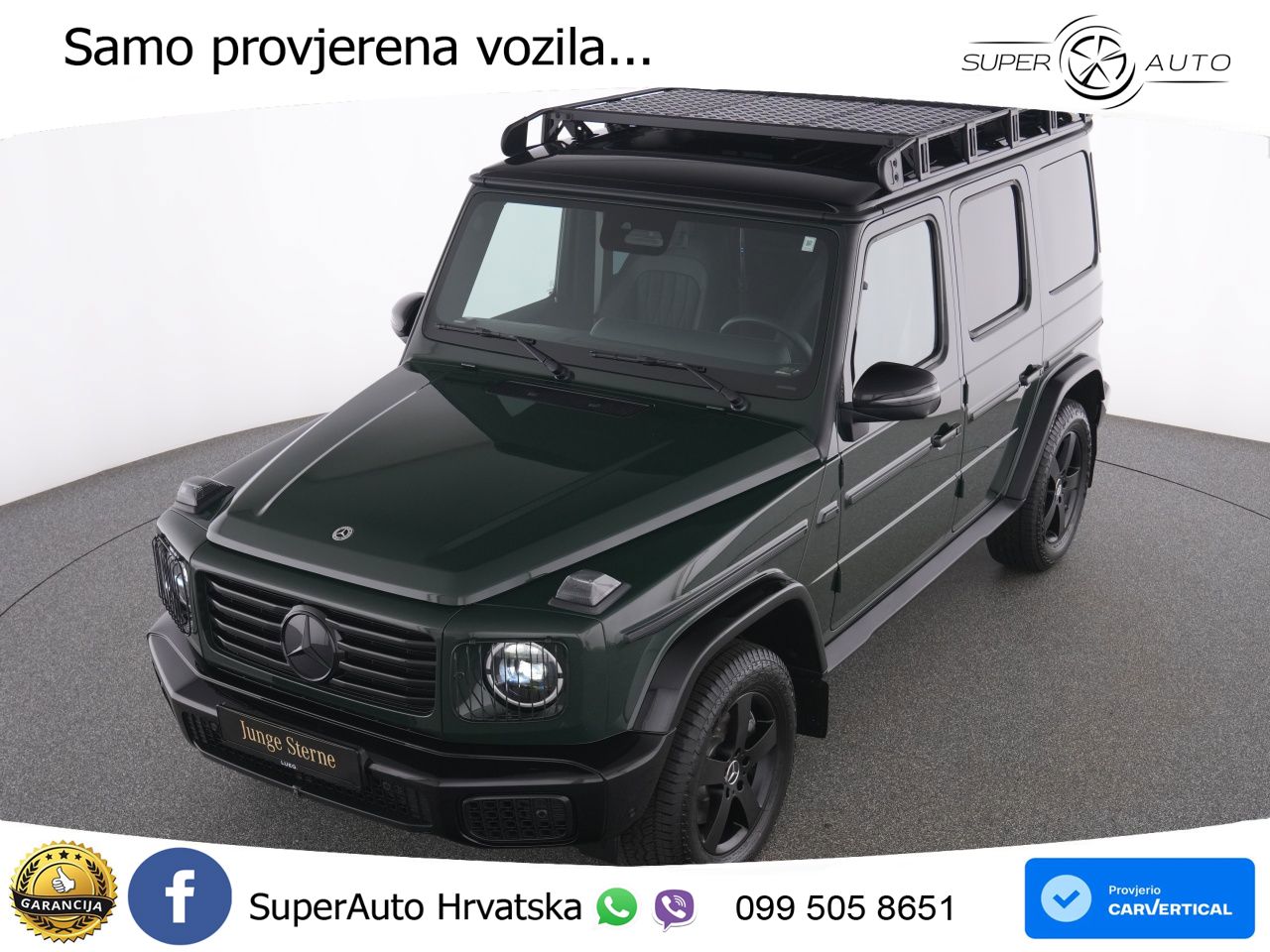 Mercedes G 450d Long (367 KS) 4MATIC 9G-TRONIC Professional LED+GR SJED+ACC