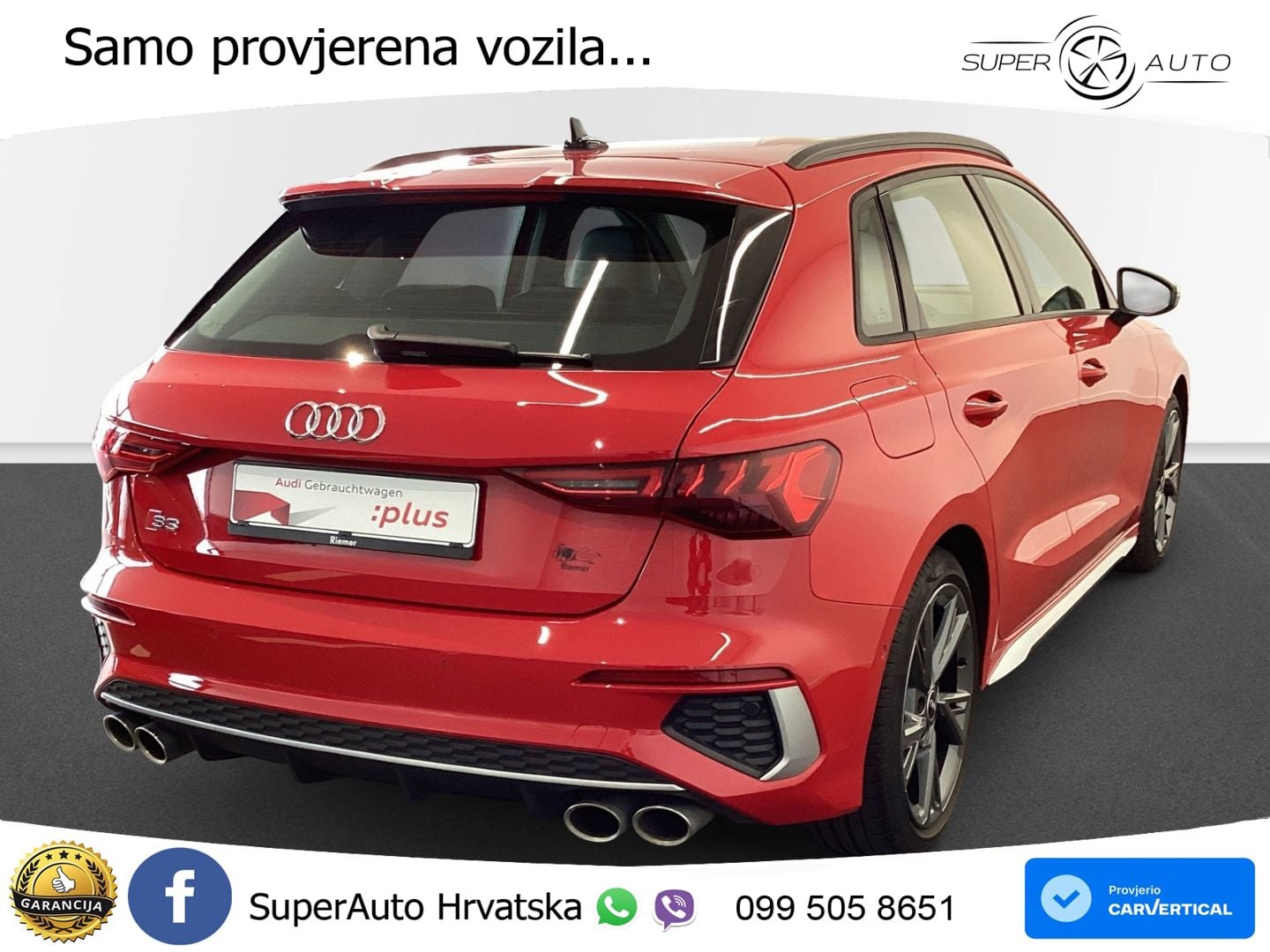 Audi S3 2.0 TFSI (310 KS) quattro S tronic