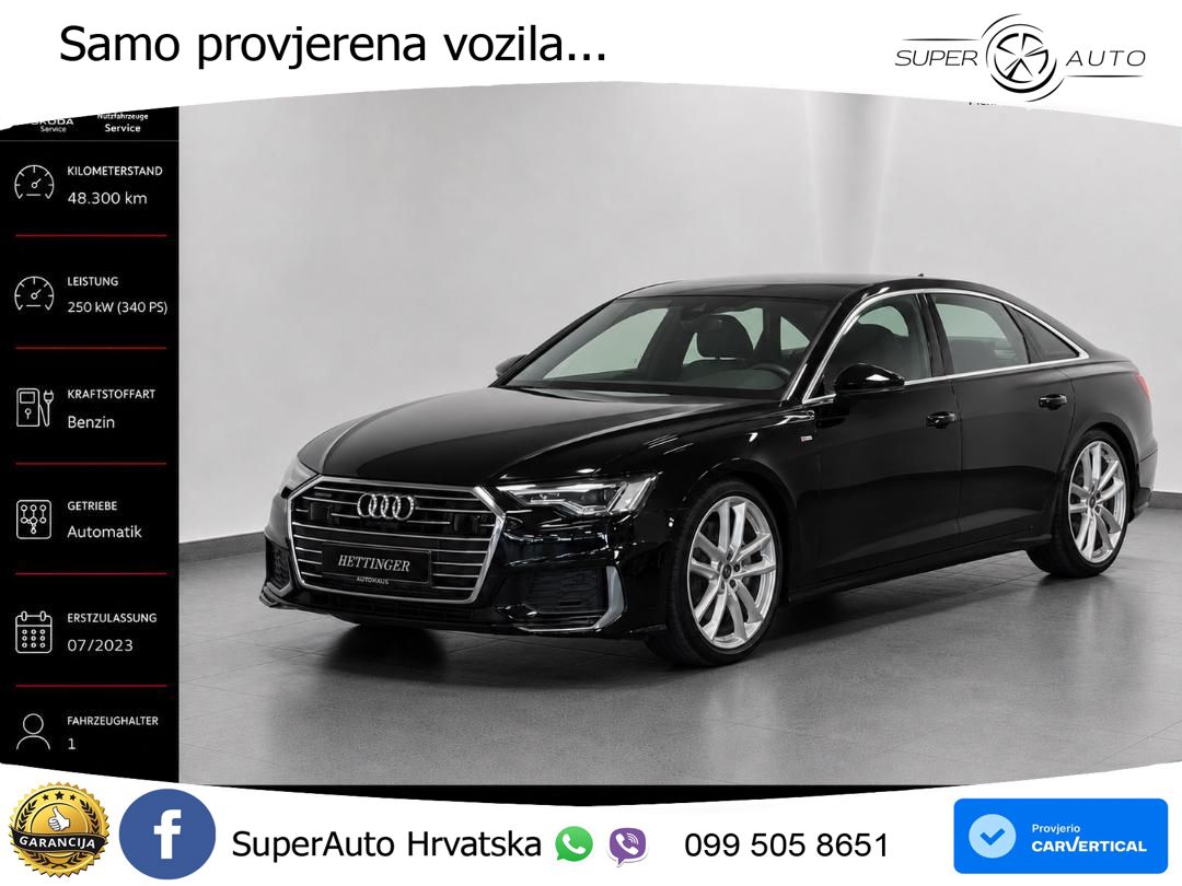 Audi A6 55 TFSI V6 (340 KS) quattro S tronic S line LED+GR SJED+ACC