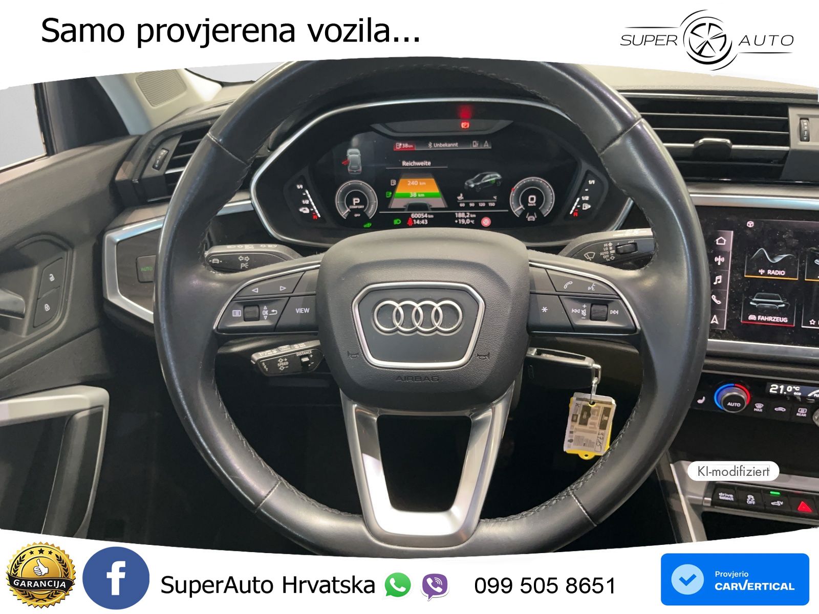 Audi Q3 45 TFSIe (245 KS) S tronic LED+GR SJED+ACC