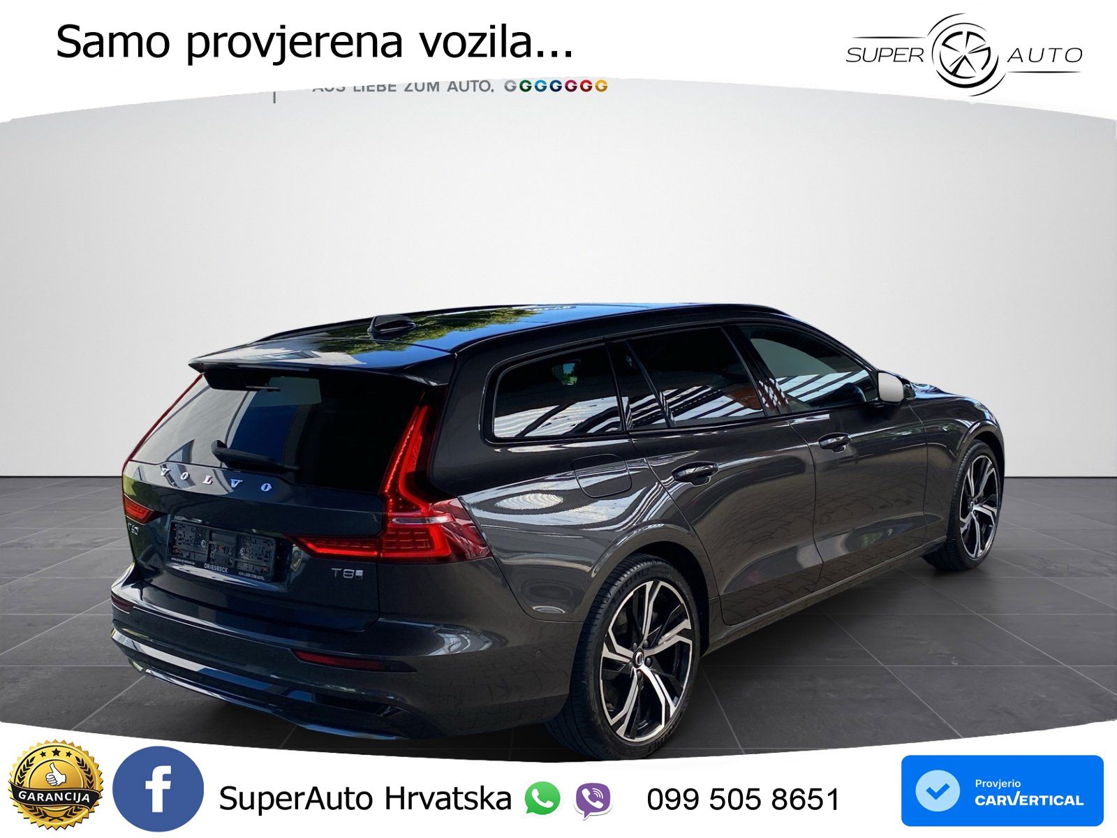 Volvo V60 2.0 T8 AWD Geartronic LED+GR SJED+ACC