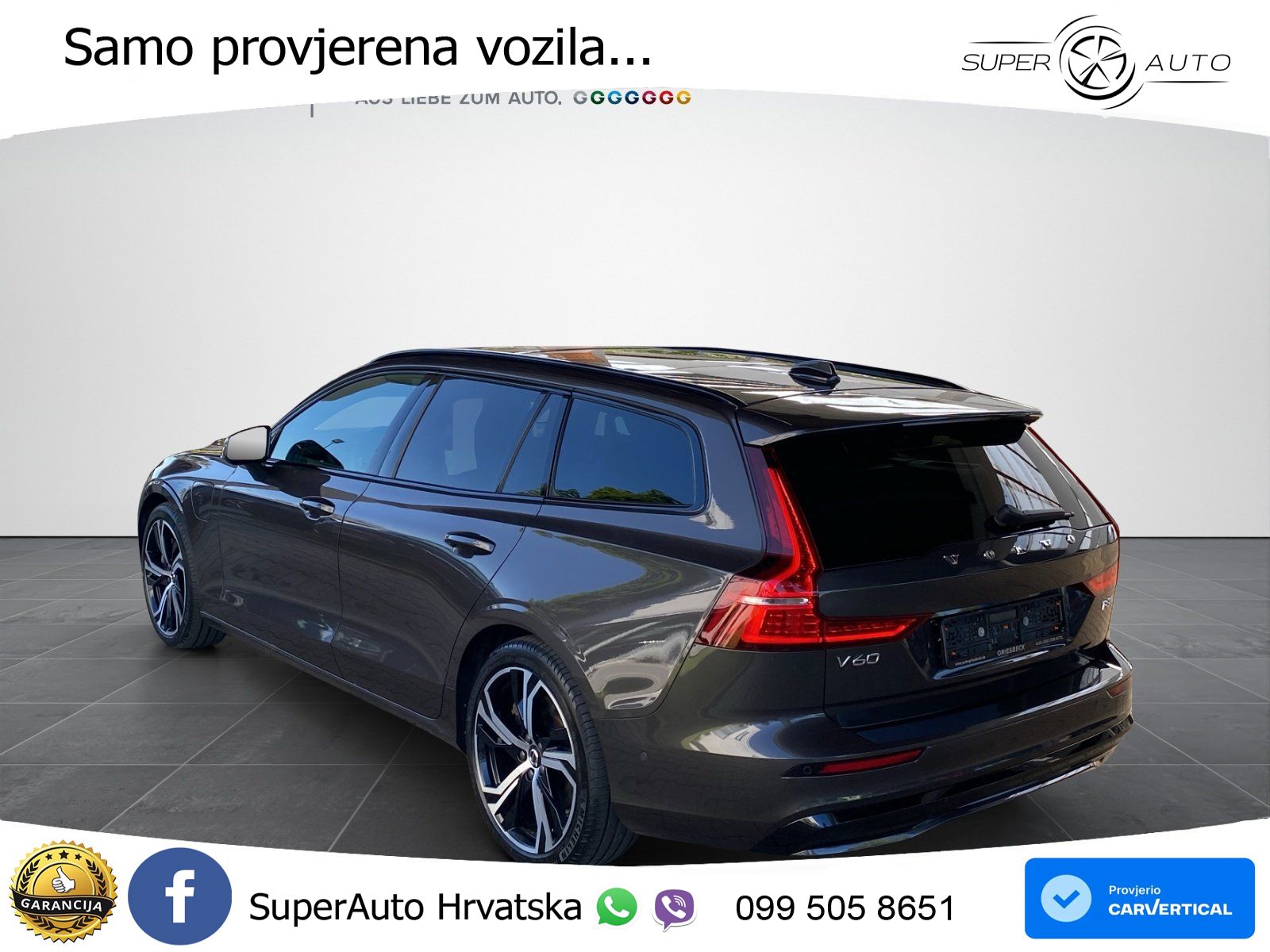 Volvo V60 2.0 T8 AWD Geartronic LED+GR SJED+ACC