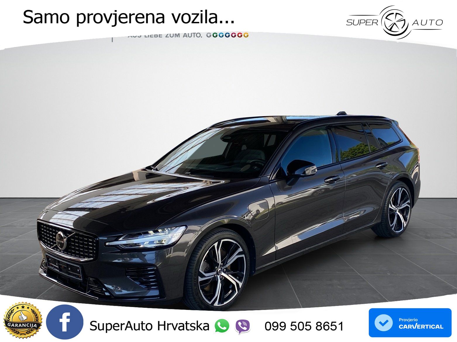 Volvo V60 2.0 T8 AWD Geartronic LED+GR SJED+ACC