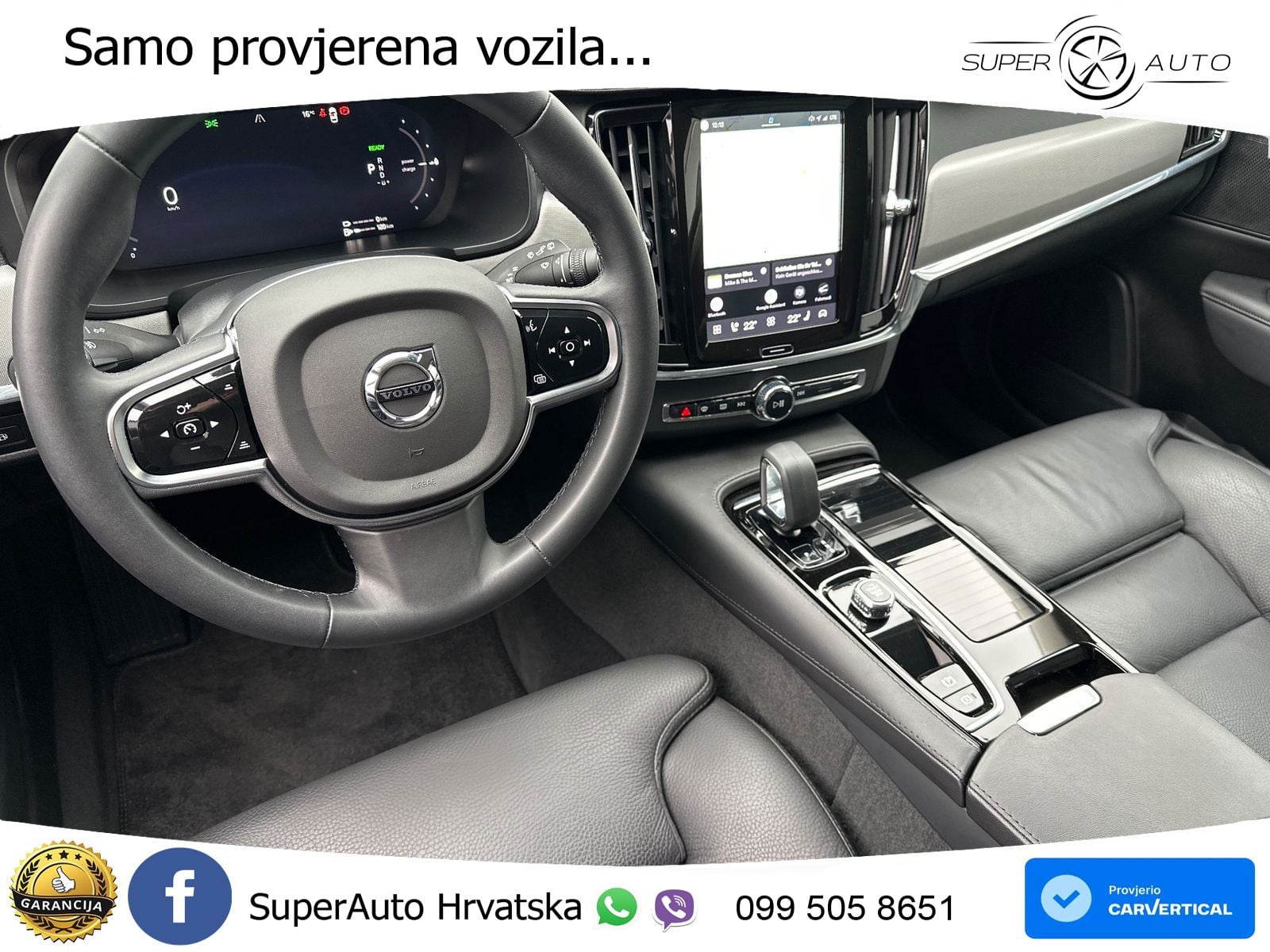 Volvo V90 Recharge T6 AWD Geartronic LED+GR SJED+ACC