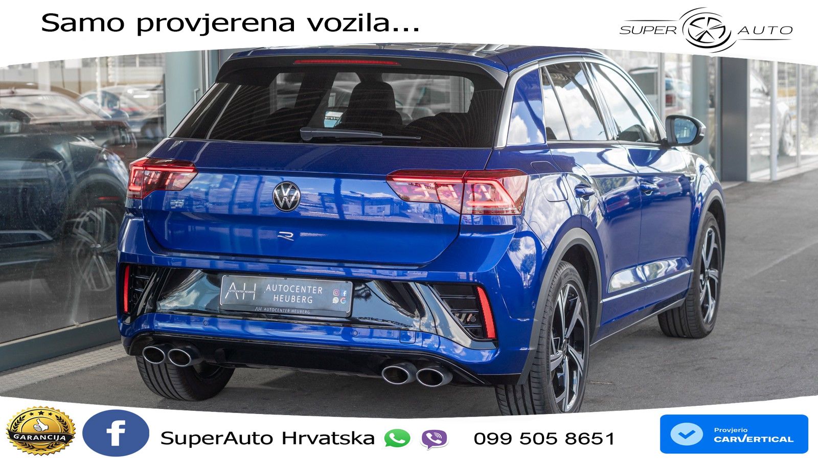 Volkswagen T-Roc I R 2.0 TSI (300 KS) OPF 4M DSG MATRIX+GR SJED+KAM