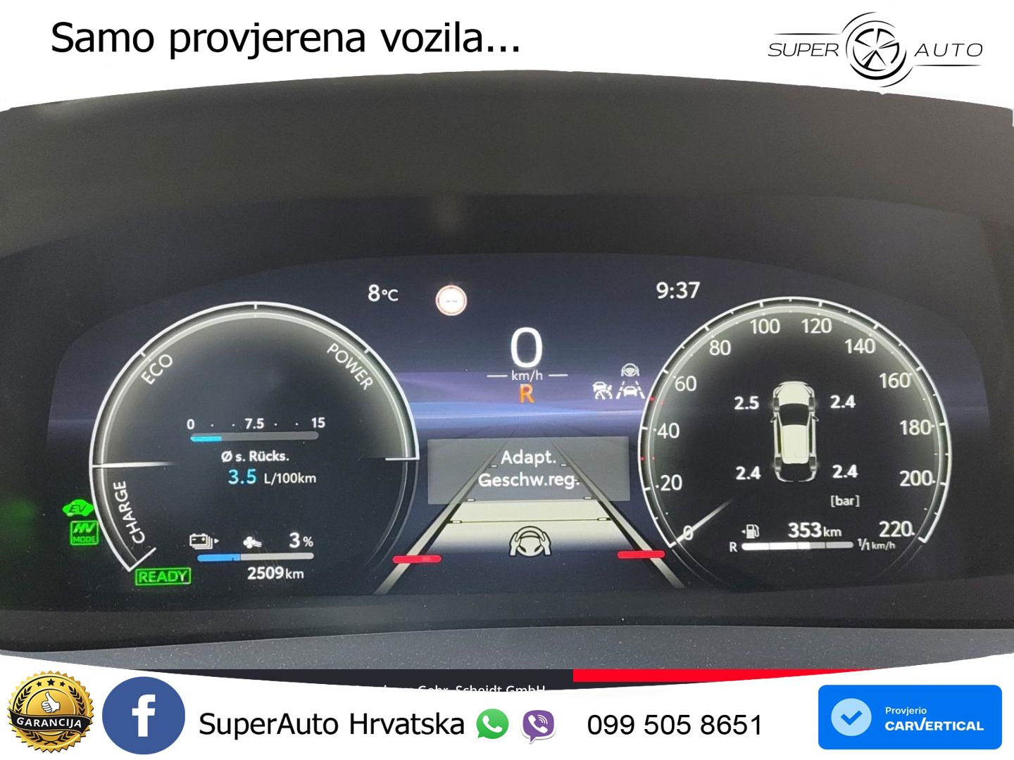 Toyota C-HR 2.0 (223 KS) PHEV e-CVT LED+GR SJED+ACC