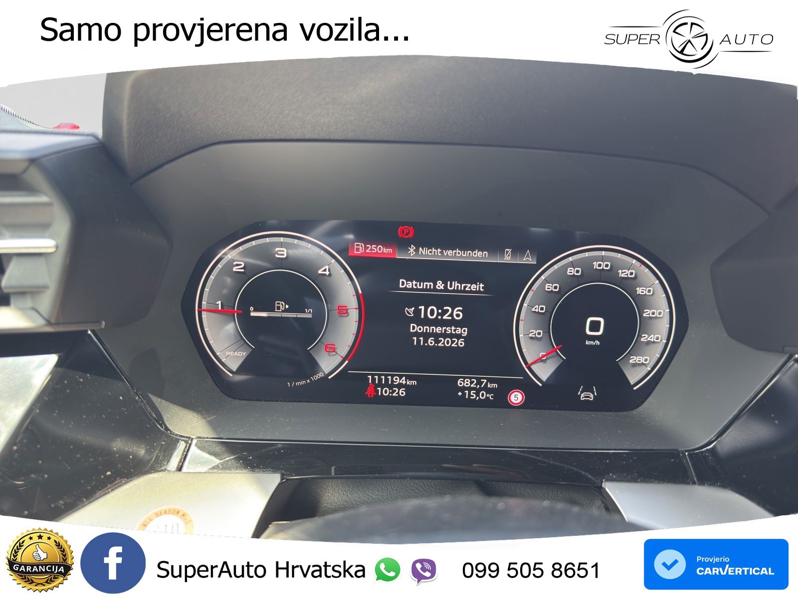 Audi A3 30 TDI (116 KS) LED+GR SJED+ACC