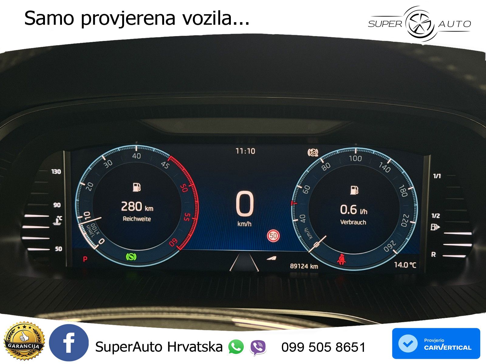Škoda Octavia Combi 2.0 TDI (150 KS) DSG LED+GR SJED+ACC
