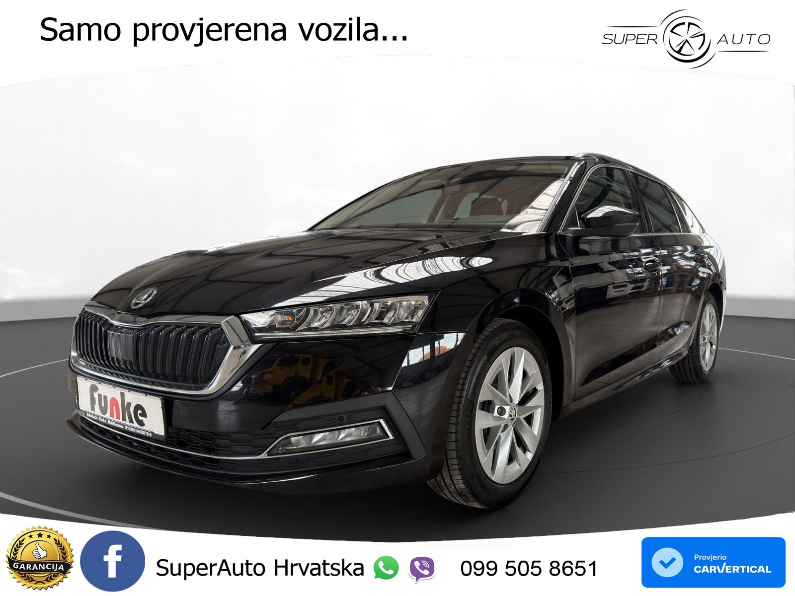 Škoda Octavia Combi 2.0 TDI (150 KS) DSG LED+GR SJED+ACC
