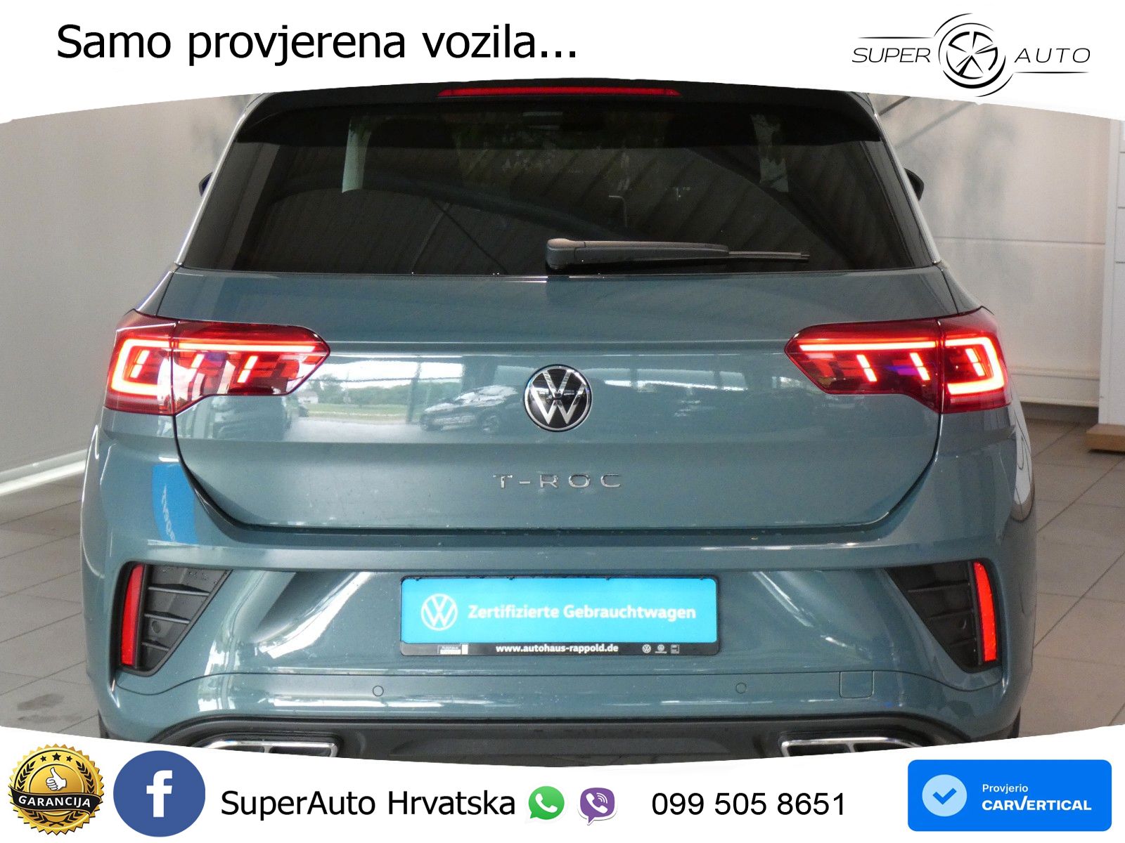 Volkswagen T-Roc 1.5 TSI (150 KS) DSG MATRIX+GR SJED+KAM