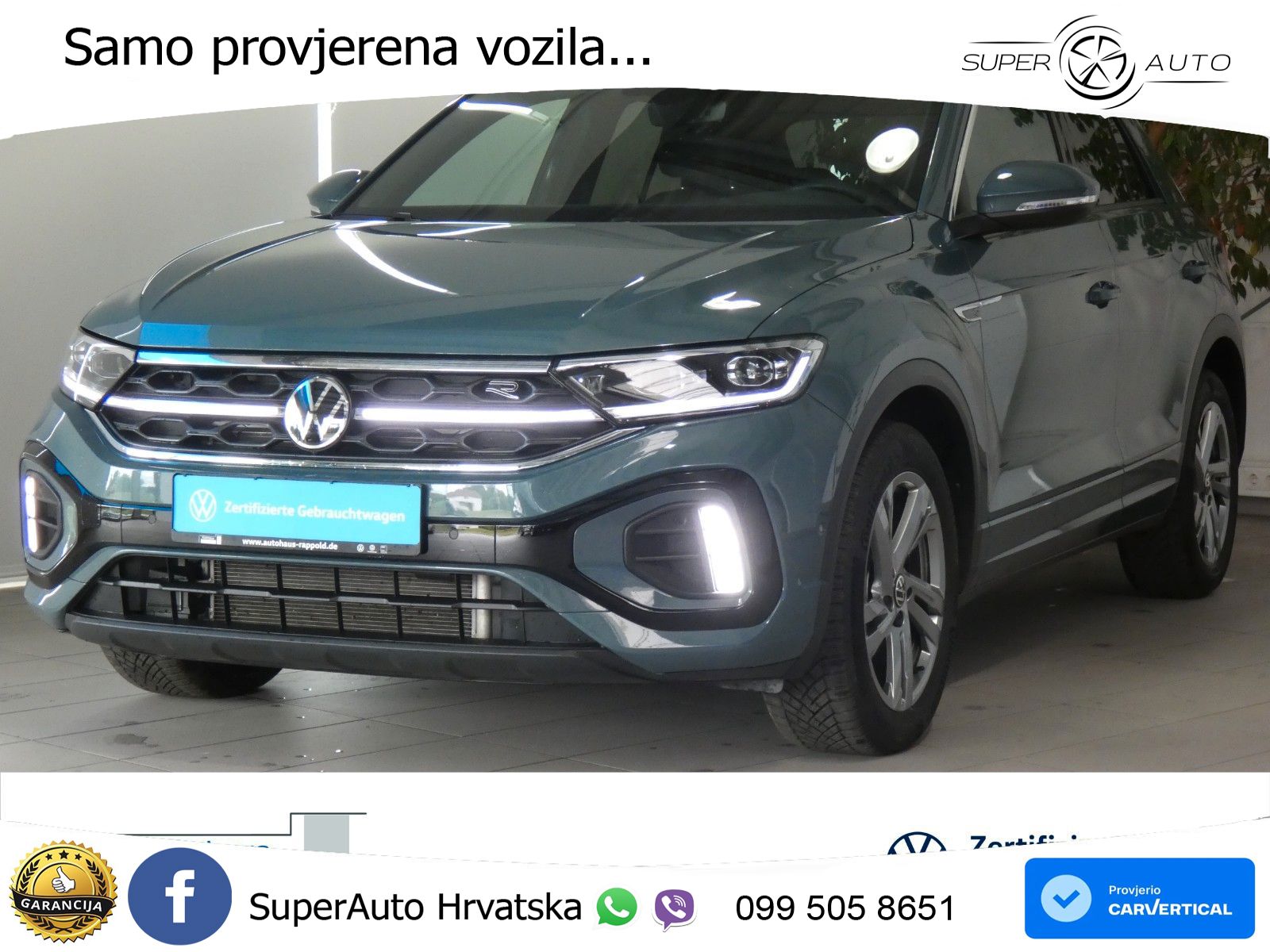 Volkswagen T-Roc 1.5 TSI (150 KS) DSG MATRIX+GR SJED+KAM
