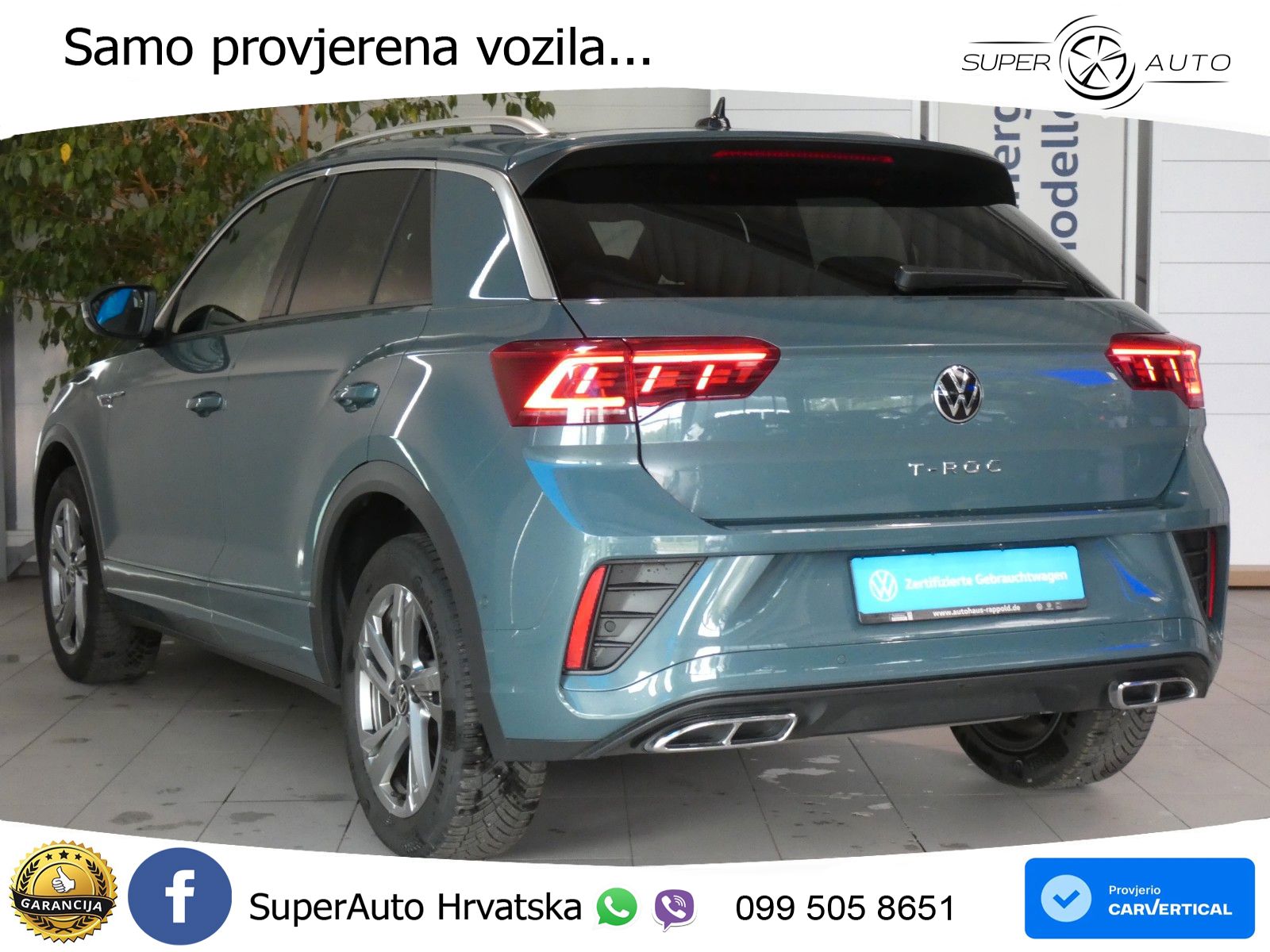 Volkswagen T-Roc 1.5 TSI (150 KS) DSG MATRIX+GR SJED+KAM