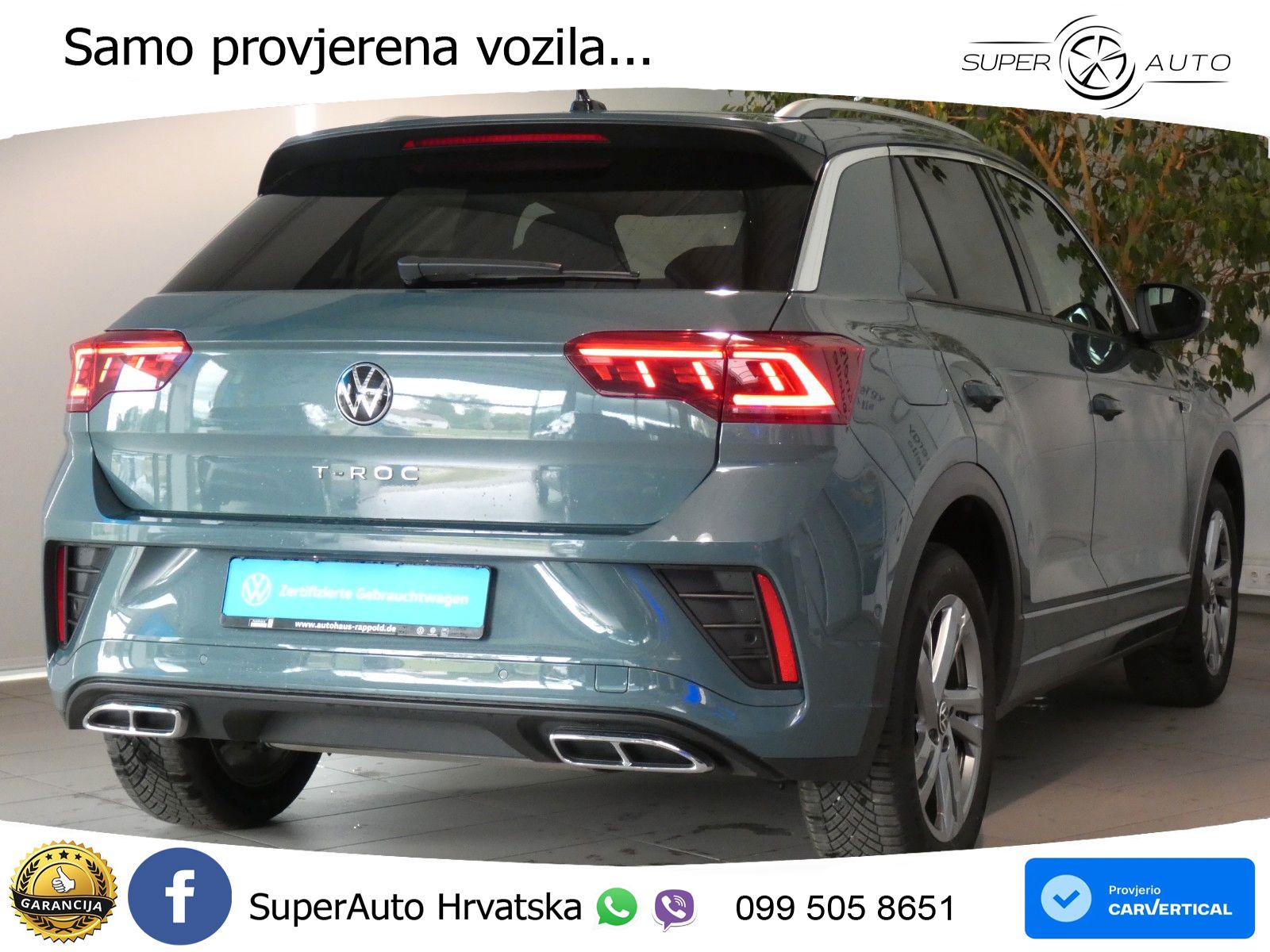 Volkswagen T-Roc 1.5 TSI (150 KS) DSG MATRIX+GR SJED+KAM