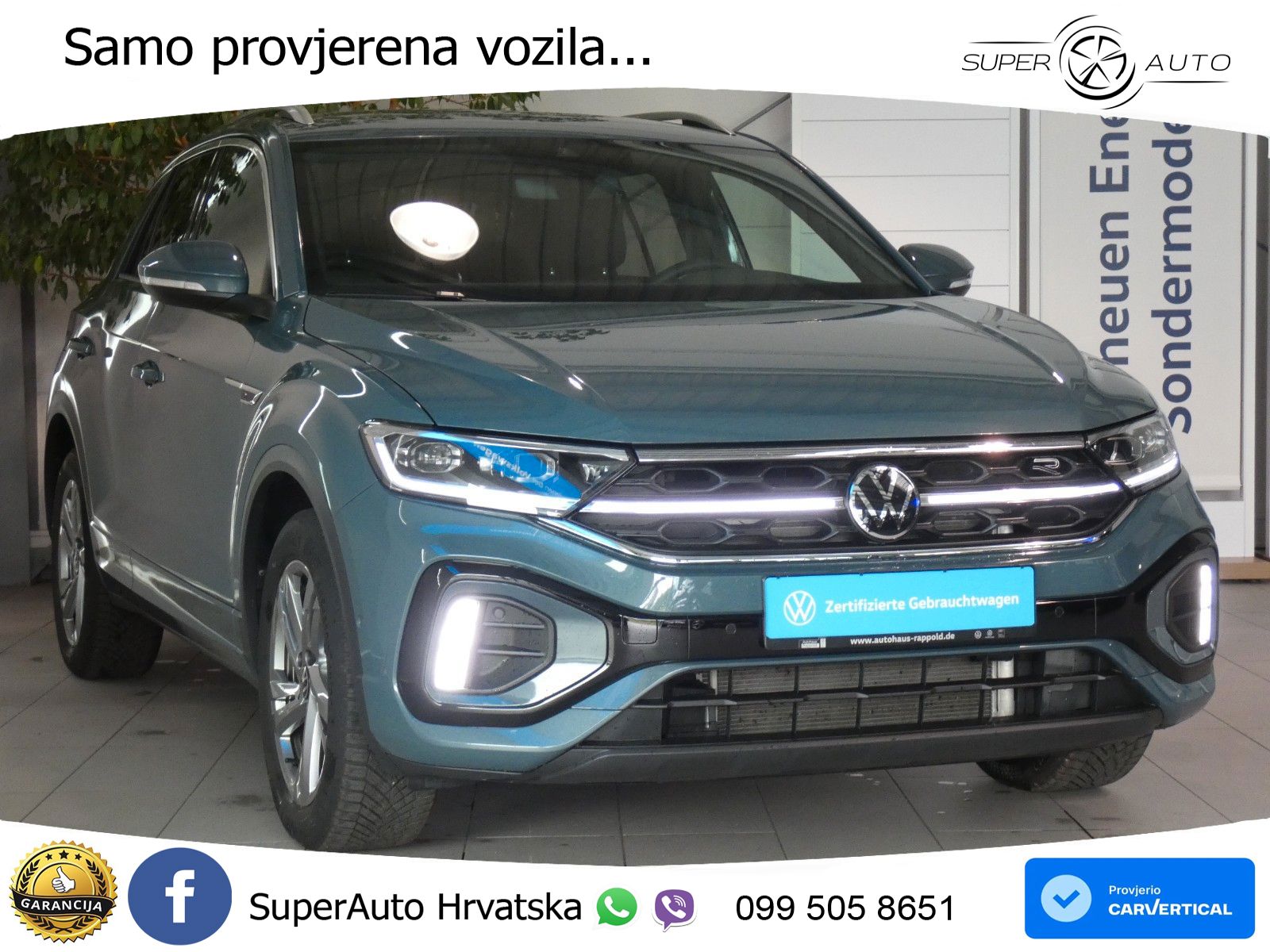 Volkswagen T-Roc 1.5 TSI (150 KS) DSG MATRIX+GR SJED+KAM