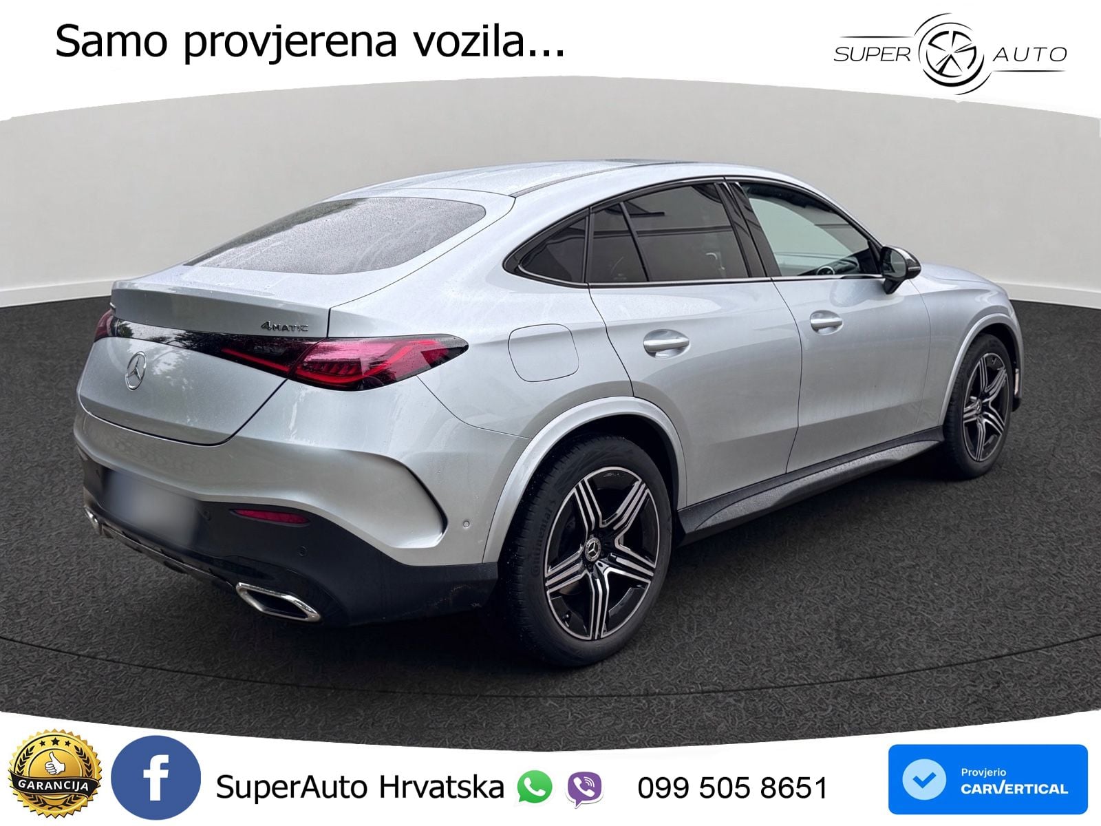 Mercedes GLC Coupe 220d (197 KS) 4MATIC 9G-TRONIC AMG LED+GR SJED+ACC