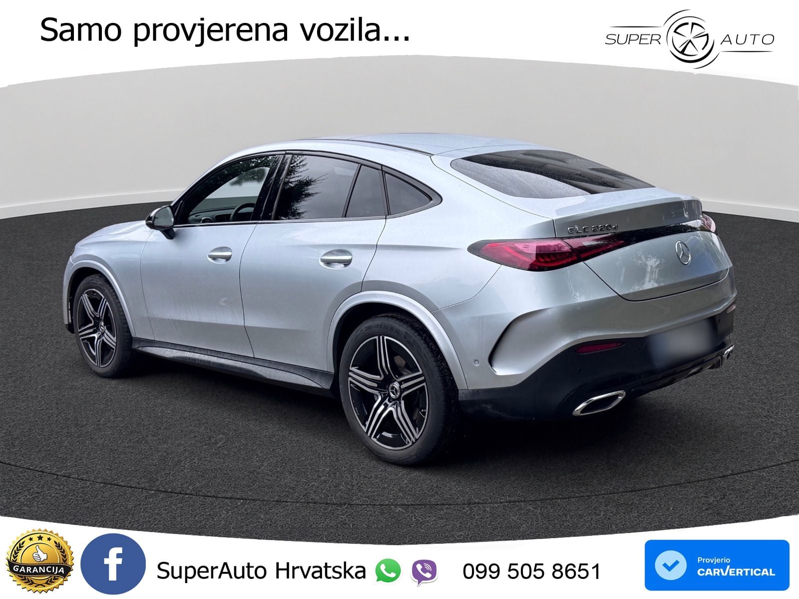 Mercedes GLC Coupe 220d (197 KS) 4MATIC 9G-TRONIC AMG LED+GR SJED+ACC