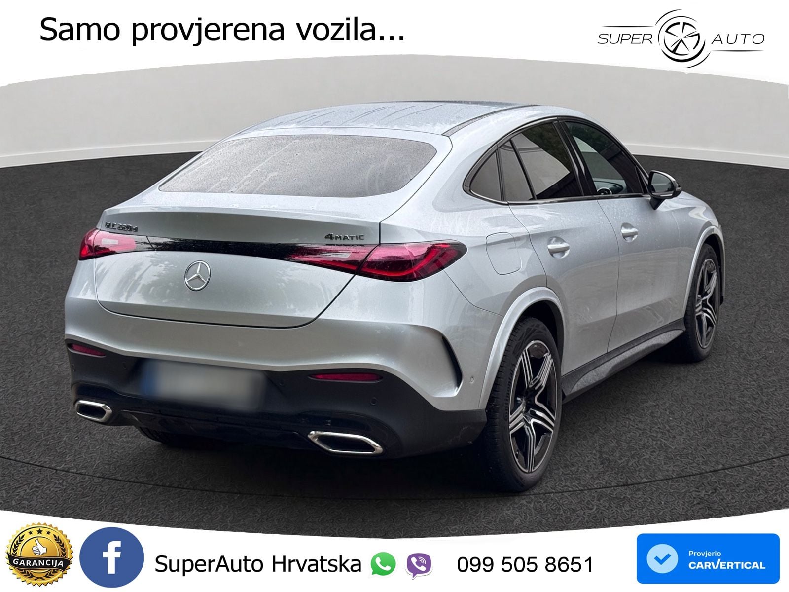 Mercedes GLC Coupe 220d (197 KS) 4MATIC 9G-TRONIC AMG LED+GR SJED+ACC