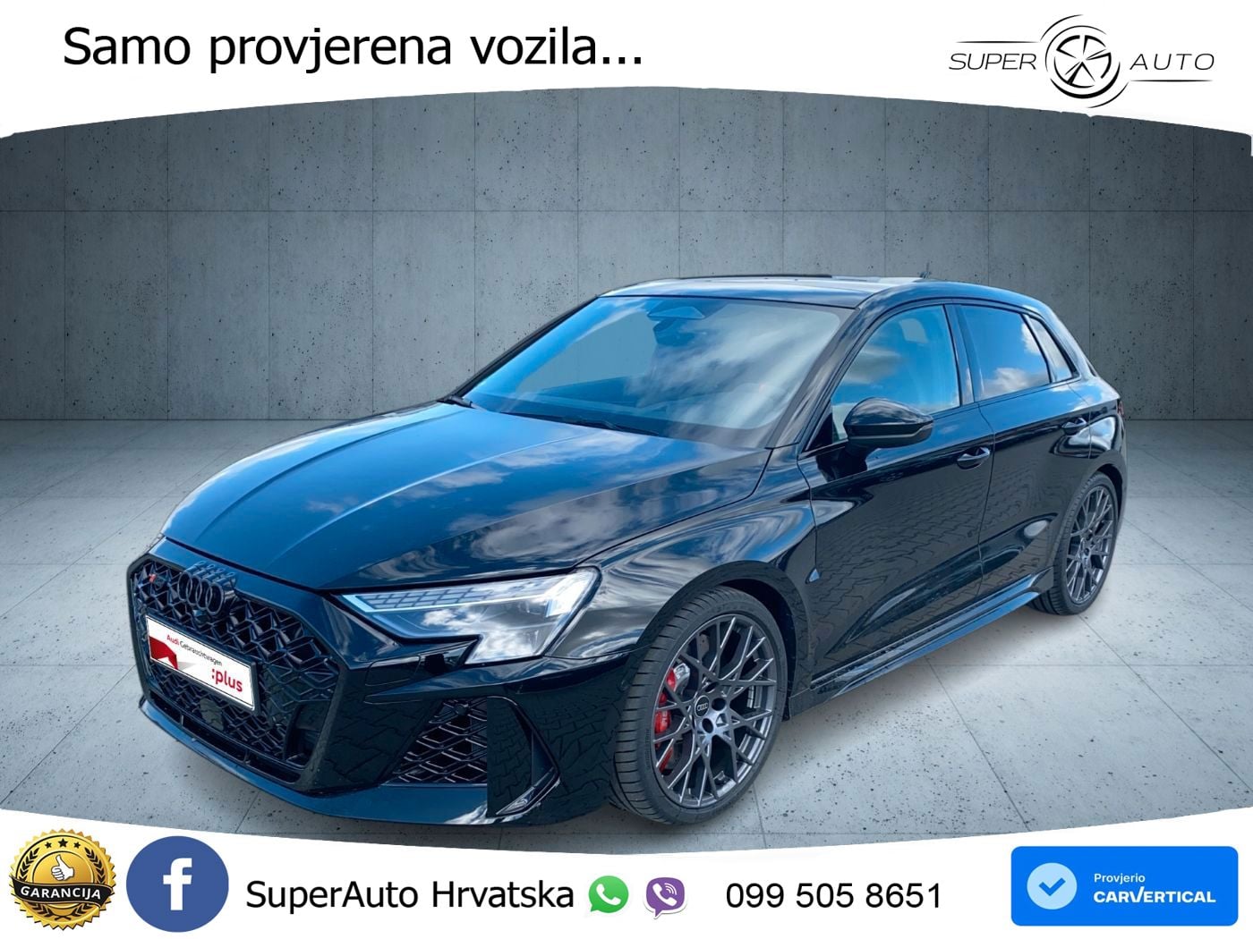 Audi RS3 Sedan 2.5 TFSI (400 KS) quattro S tronic LED+GR SJED+ACC