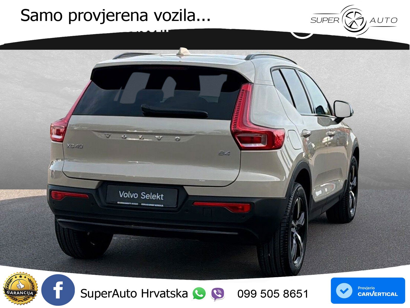 Volvo XC40 2.0 B4 197 KS Automatic LED+GR SJED+ACC