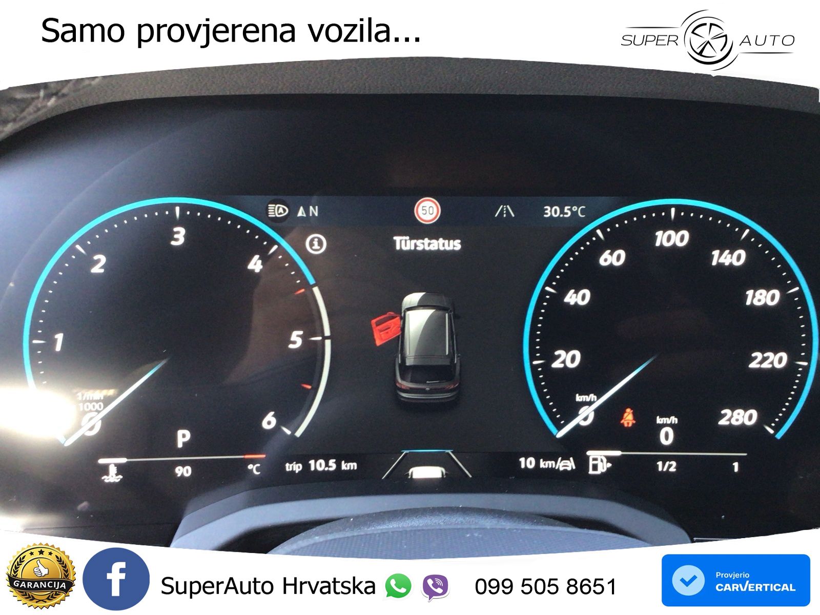 Volkswagen Touareg 3.0 V6 TDI (286 KS) 4MOTION Tiptronic ZRAČNI+ACC+GR SJED+KAM+PANO
