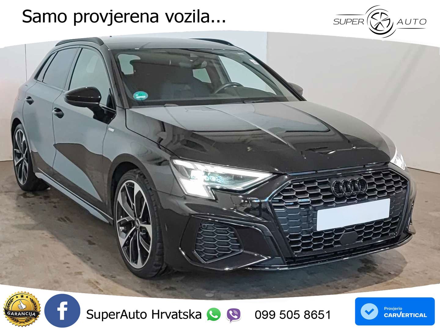 Audi A3 40 TFSI (190 KS) quattro S tronic S line MATRIX+GR SJED+KAM