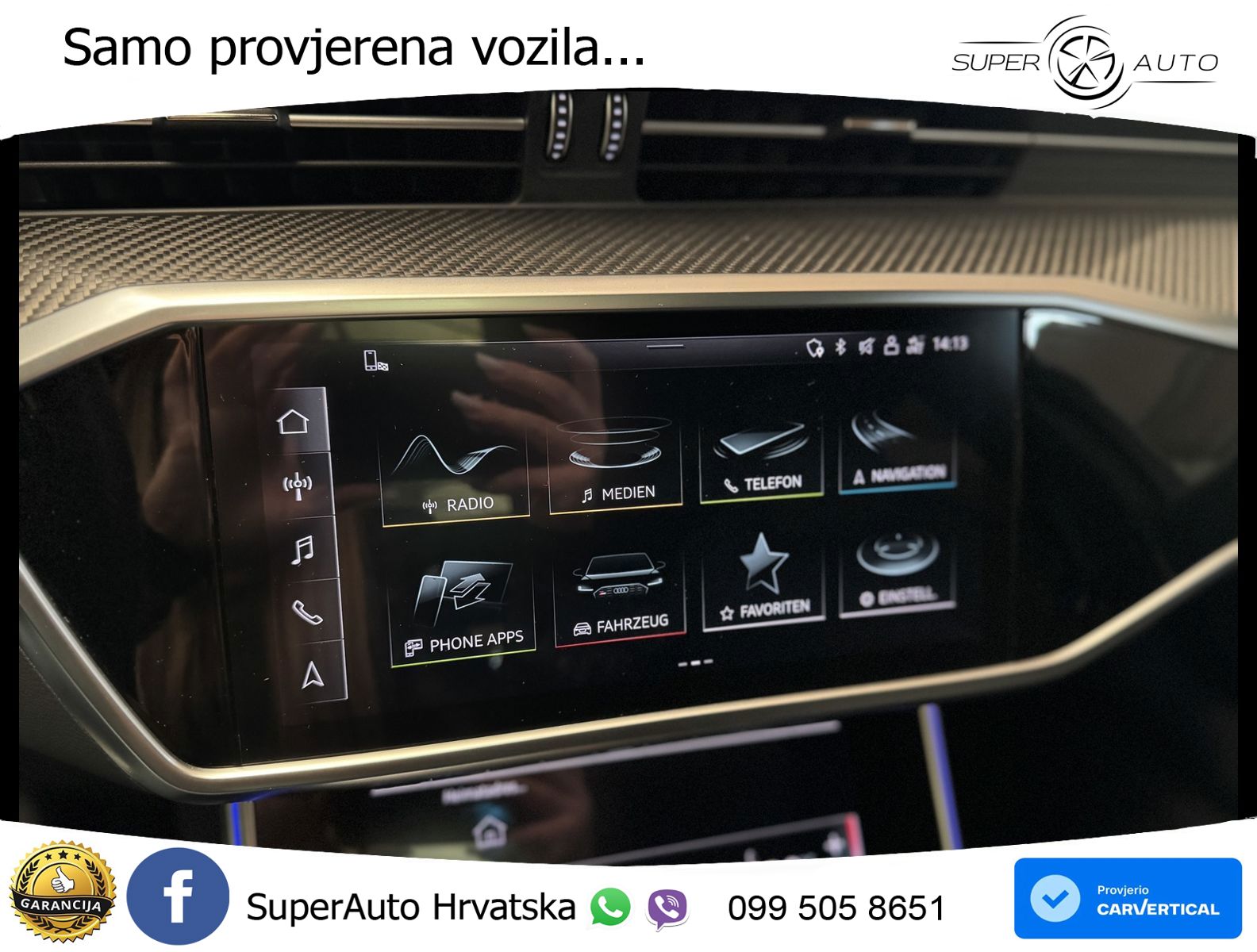Audi RS6 Avant 4.0 TFSI V8 (600 KS) quattro Tiptronic ZRAČNI+ACC+GR SJED+KAM+PANO