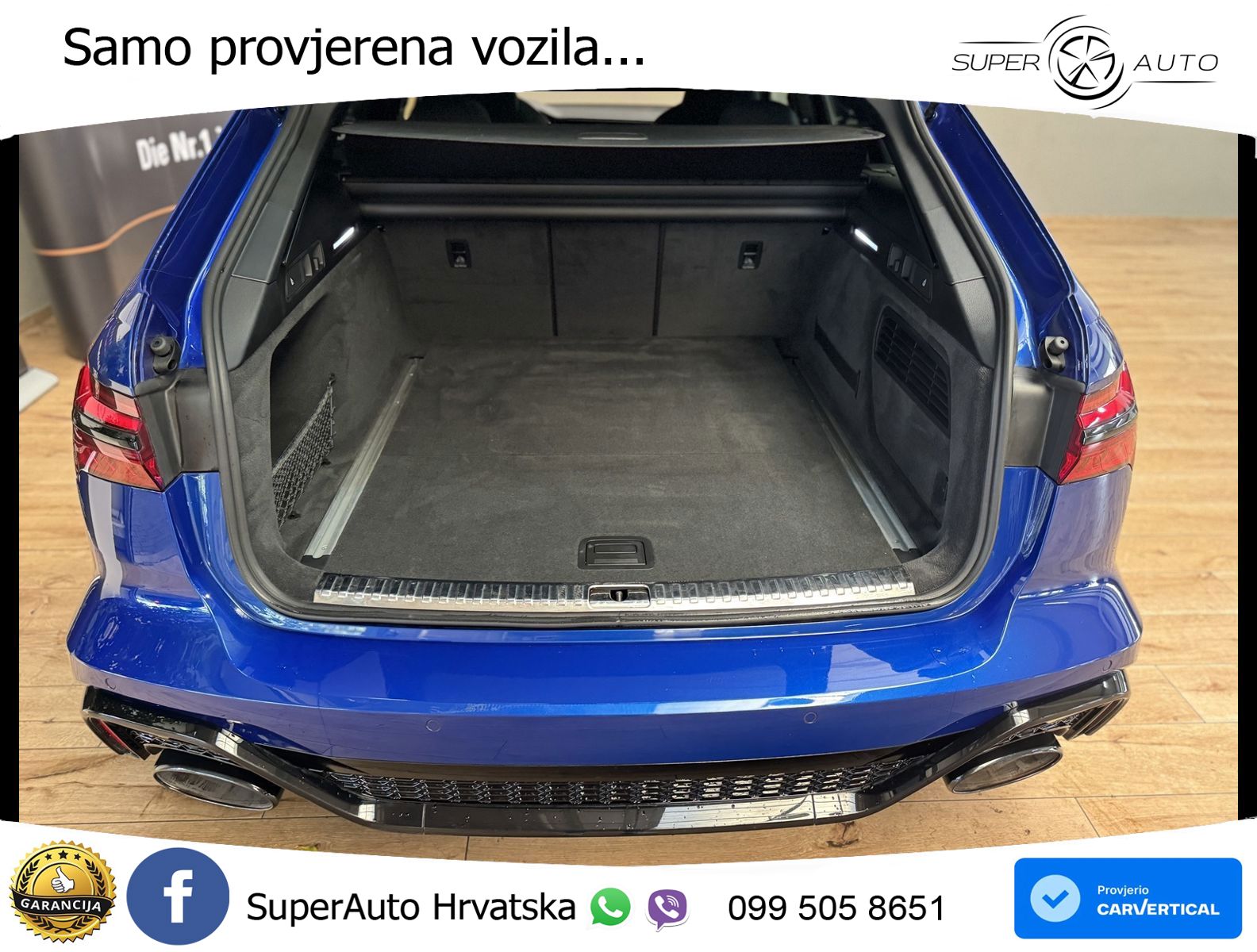 Audi RS6 Avant 4.0 TFSI V8 (600 KS) quattro Tiptronic ZRAČNI+ACC+GR SJED+KAM+PANO