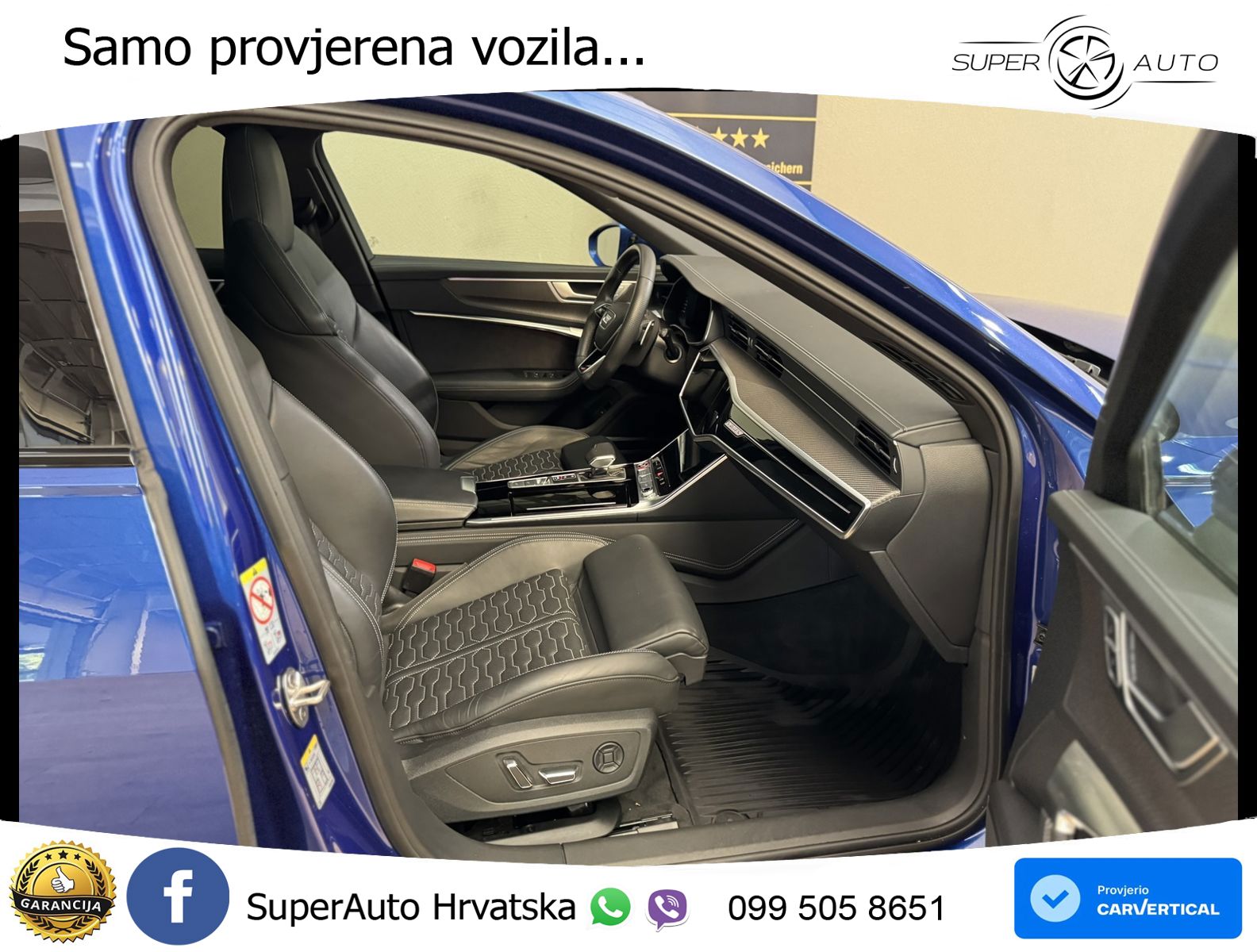 Audi RS6 Avant 4.0 TFSI V8 (600 KS) quattro Tiptronic ZRAČNI+ACC+GR SJED+KAM+PANO