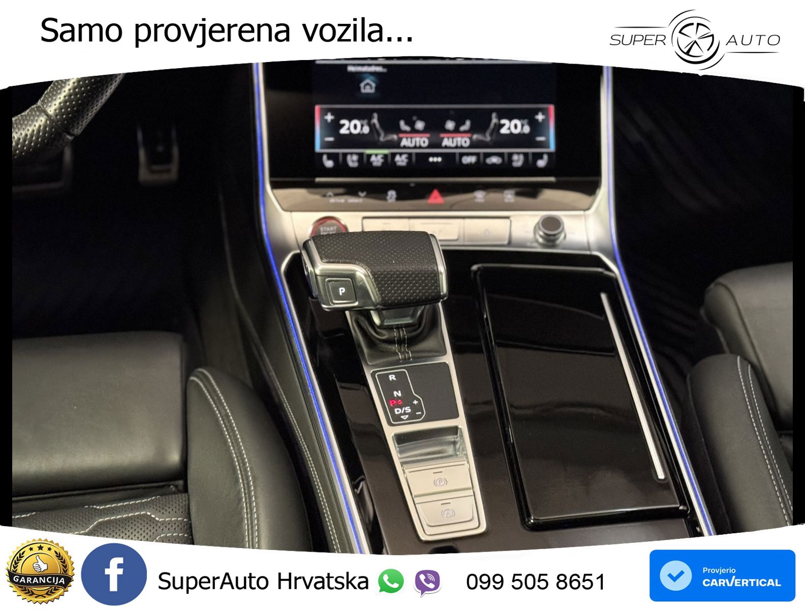 Audi RS6 Avant 4.0 TFSI V8 (600 KS) quattro Tiptronic ZRAČNI+ACC+GR SJED+KAM+PANO