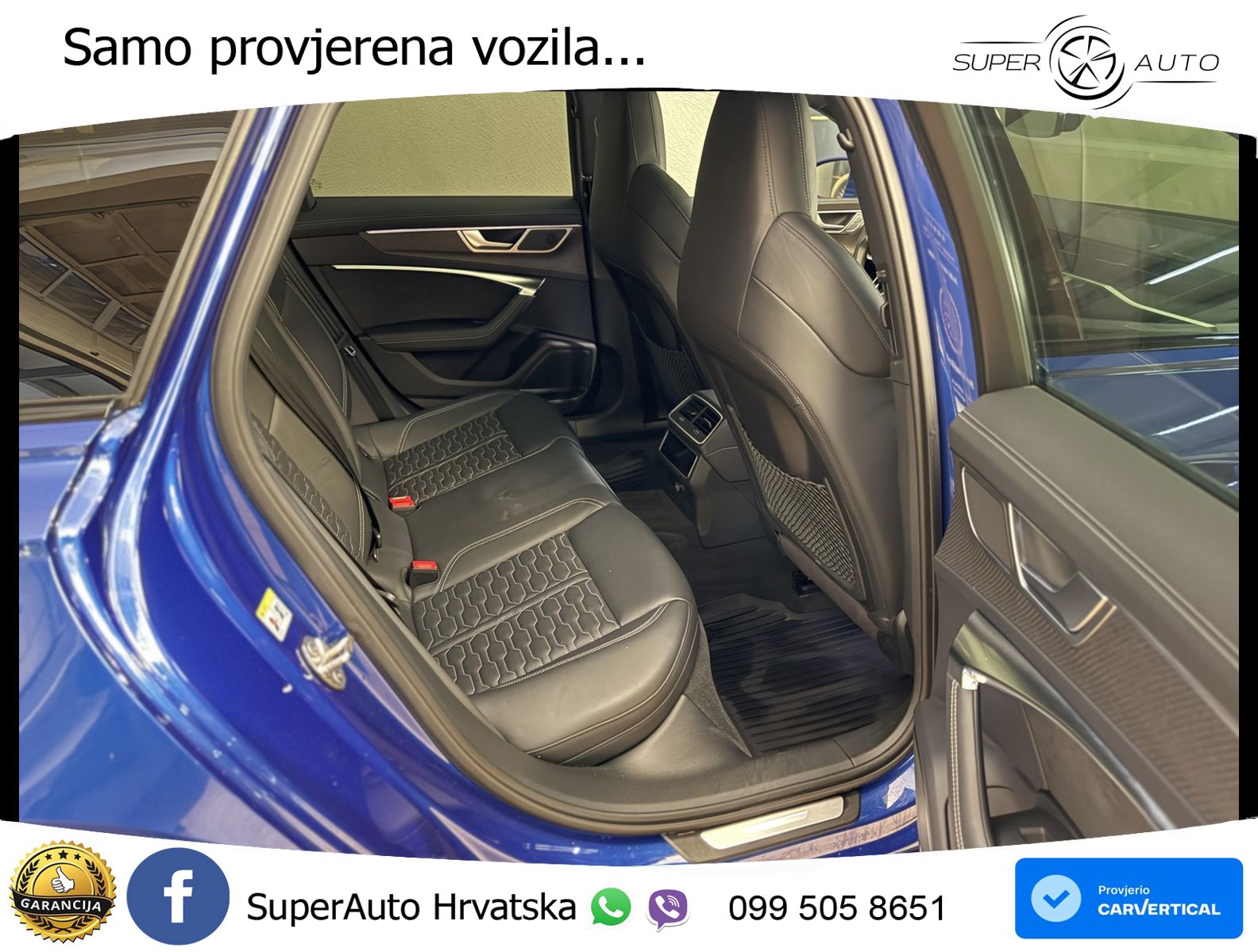 Audi RS6 Avant 4.0 TFSI V8 (600 KS) quattro Tiptronic ZRAČNI+ACC+GR SJED+KAM+PANO