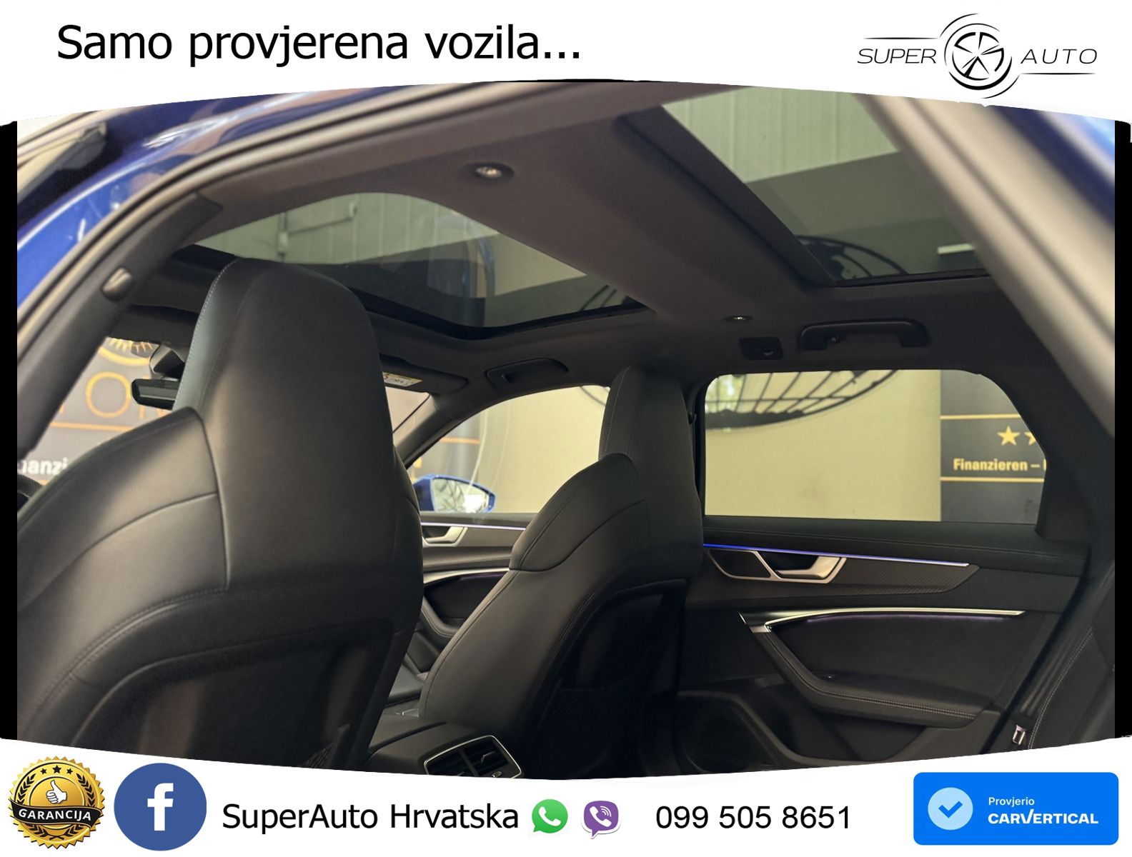 Audi RS6 Avant 4.0 TFSI V8 (600 KS) quattro Tiptronic ZRAČNI+ACC+GR SJED+KAM+PANO