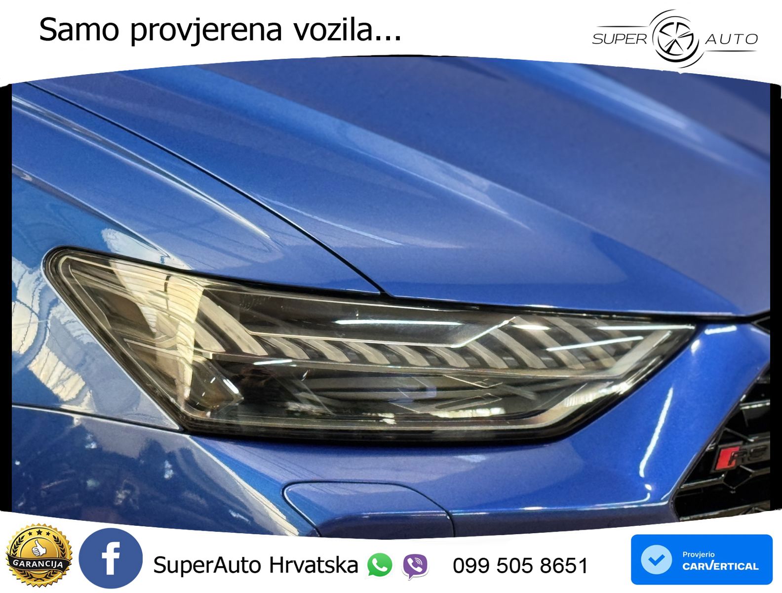 Audi RS6 Avant 4.0 TFSI V8 (600 KS) quattro Tiptronic ZRAČNI+ACC+GR SJED+KAM+PANO