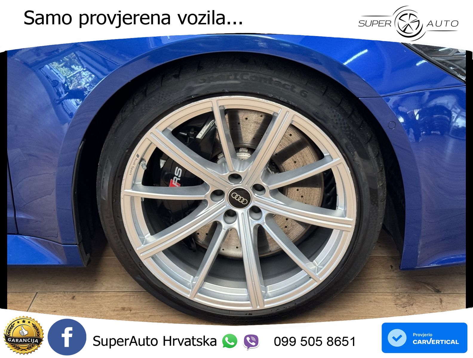 Audi RS6 Avant 4.0 TFSI V8 (600 KS) quattro Tiptronic ZRAČNI+ACC+GR SJED+KAM+PANO