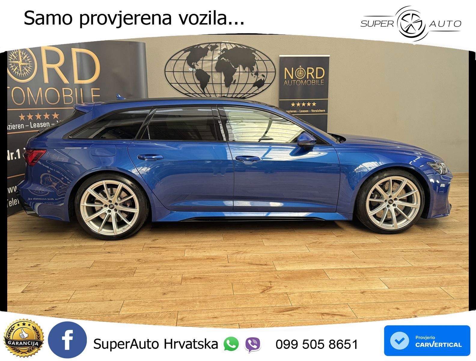 Audi RS6 Avant 4.0 TFSI V8 (600 KS) quattro Tiptronic ZRAČNI+ACC+GR SJED+KAM+PANO