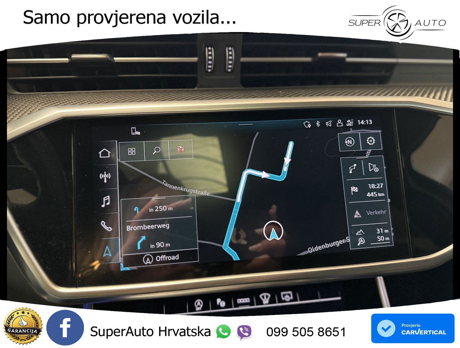 Audi RS6 Avant 4.0 TFSI V8 (600 KS) quattro Tiptronic ZRAČNI+ACC+GR SJED+KAM+PANO