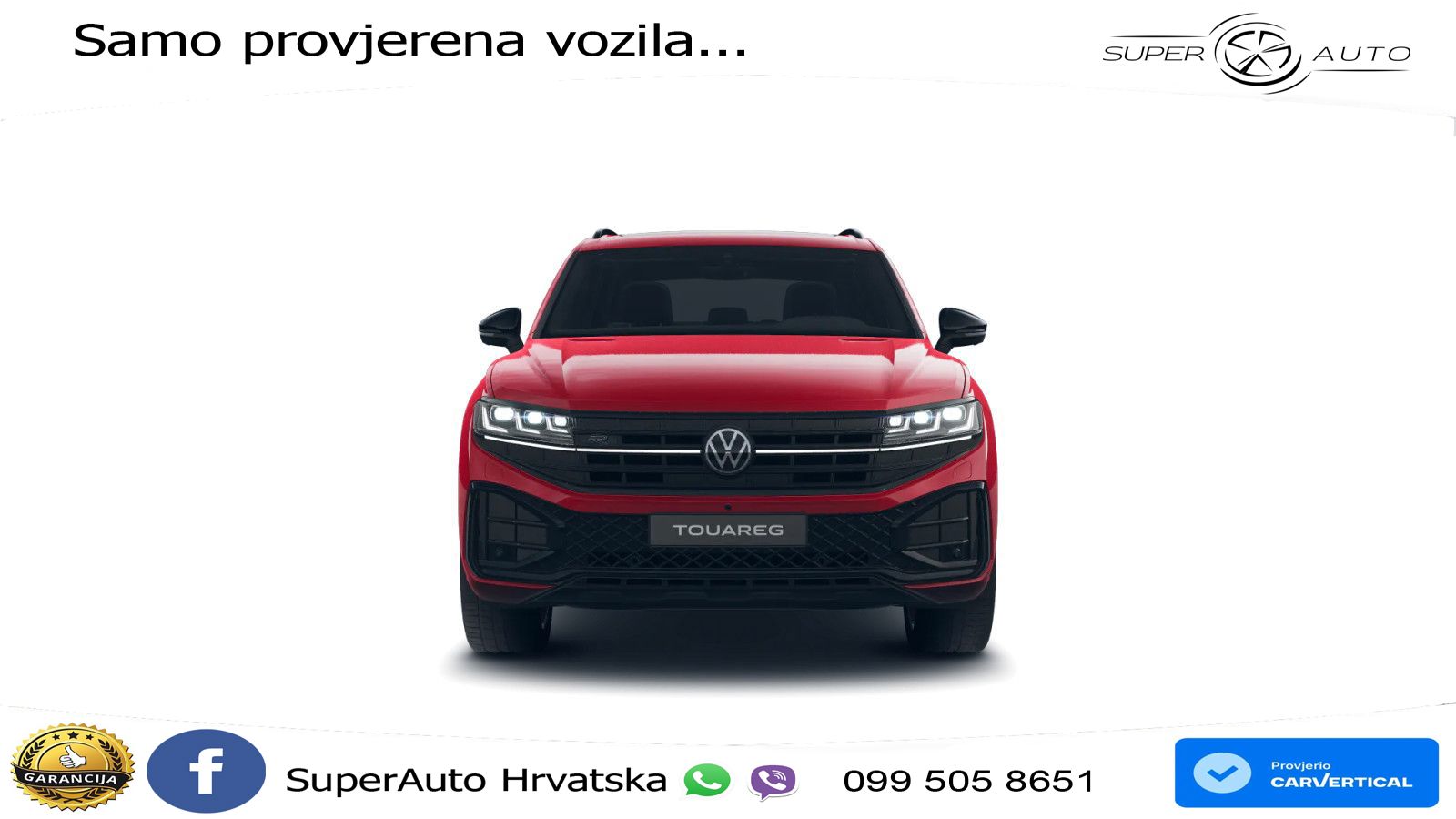 Volkswagen Touareg 3.0 V6 TDI (286 KS) 4MOTION Tiptronic ZRAČNI+ACC+GR SJED+KAM+PANO