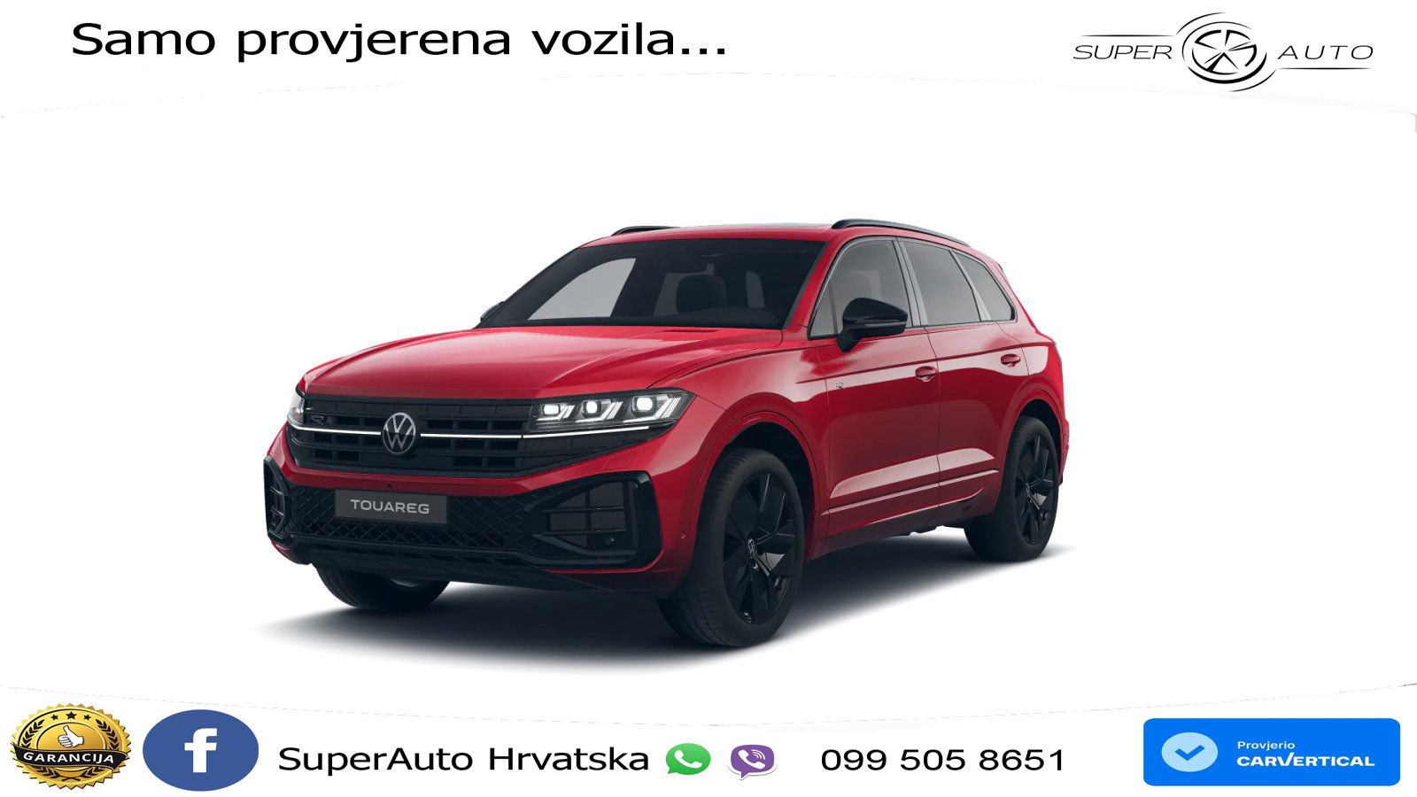 Volkswagen Touareg 3.0 V6 TDI (286 KS) 4MOTION Tiptronic ZRAČNI+ACC+GR SJED+KAM+PANO
