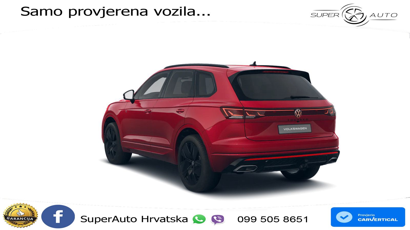 Volkswagen Touareg 3.0 V6 TDI (286 KS) 4MOTION Tiptronic ZRAČNI+ACC+GR SJED+KAM+PANO