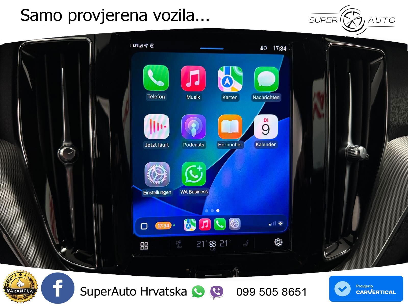 Volvo XC60 B4 Diesel FWD Geartronic LED+GR SJED+ACC