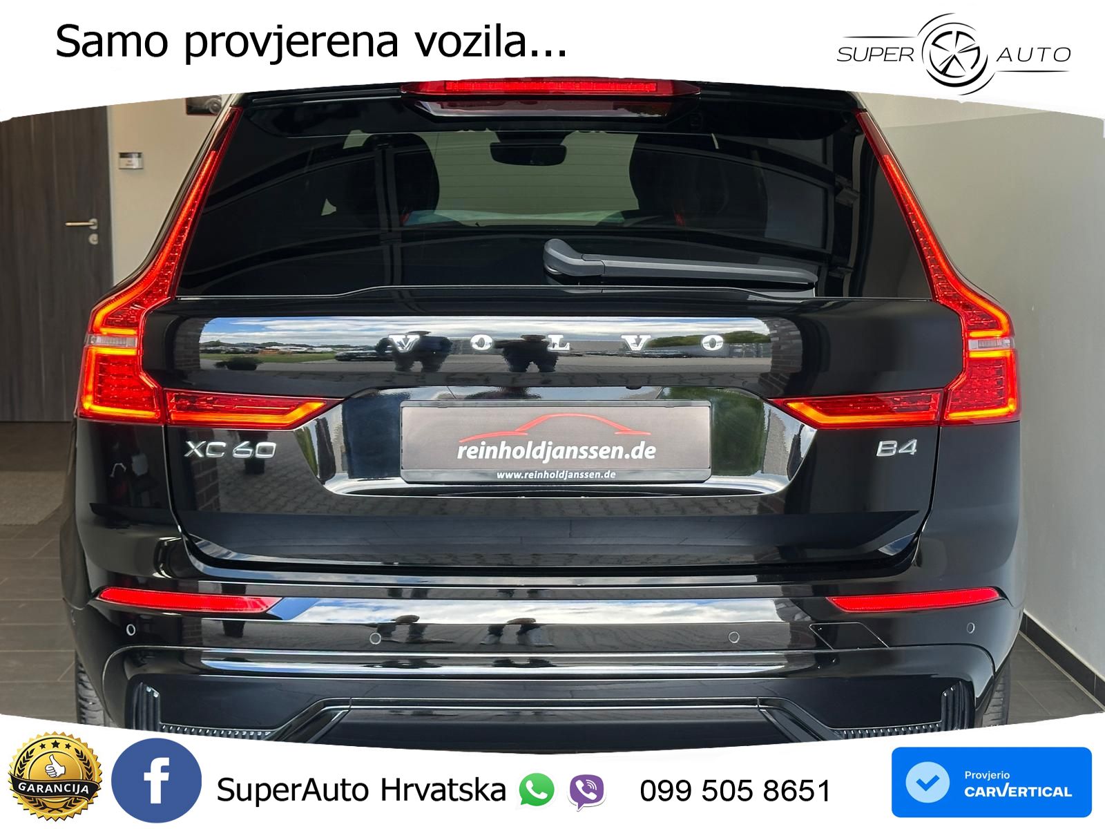 Volvo XC60 B4 Diesel FWD Geartronic LED+GR SJED+ACC