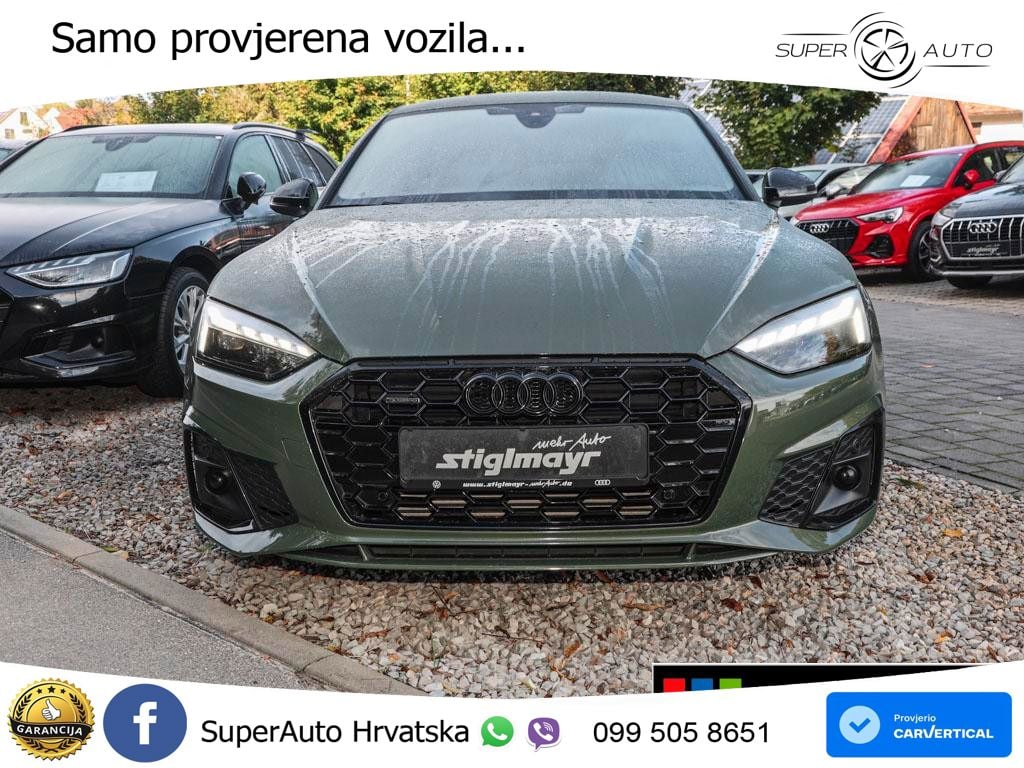 Audi A5 Sportback 45 TFSI (265 KS) quattro S tronic S line LED+GR SJED+ACC