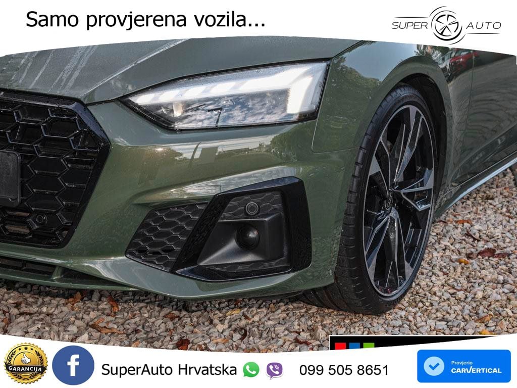 Audi A5 Sportback 45 TFSI (265 KS) quattro S tronic S line LED+GR SJED+ACC