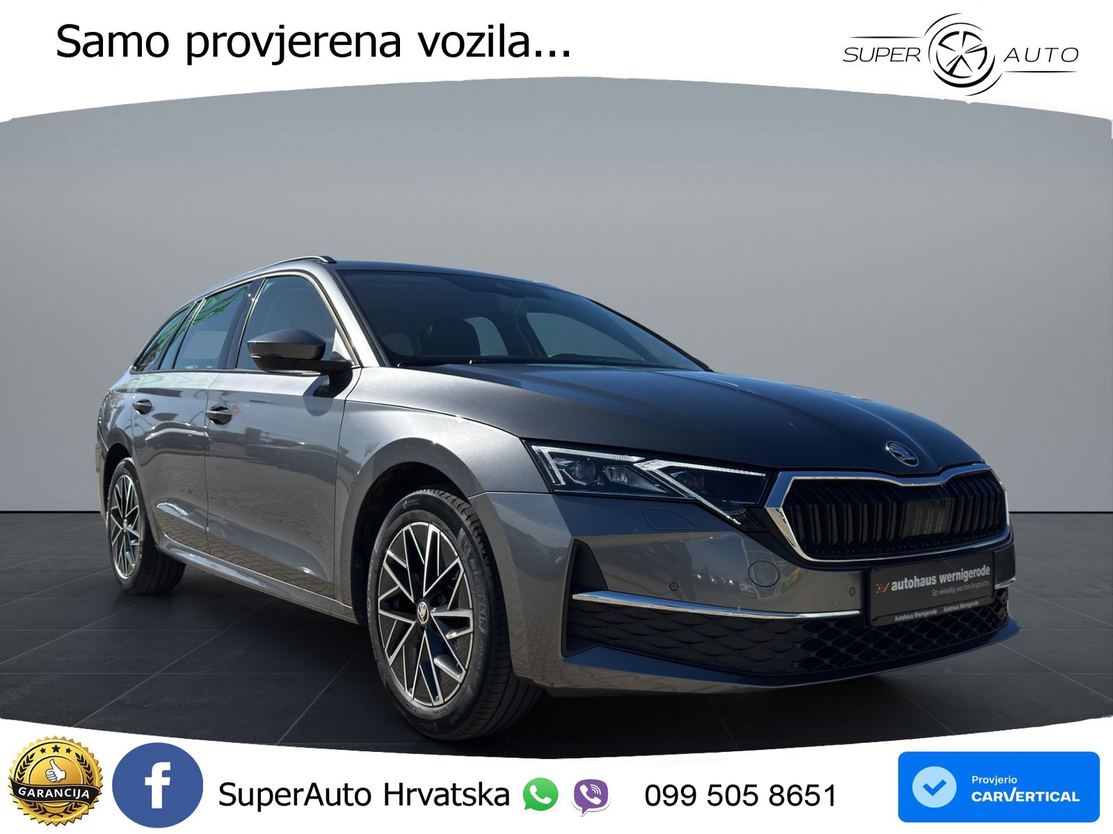 Škoda Octavia Combi 2.0 TDI (150 KS) DSG LED+GR SJED+ACC