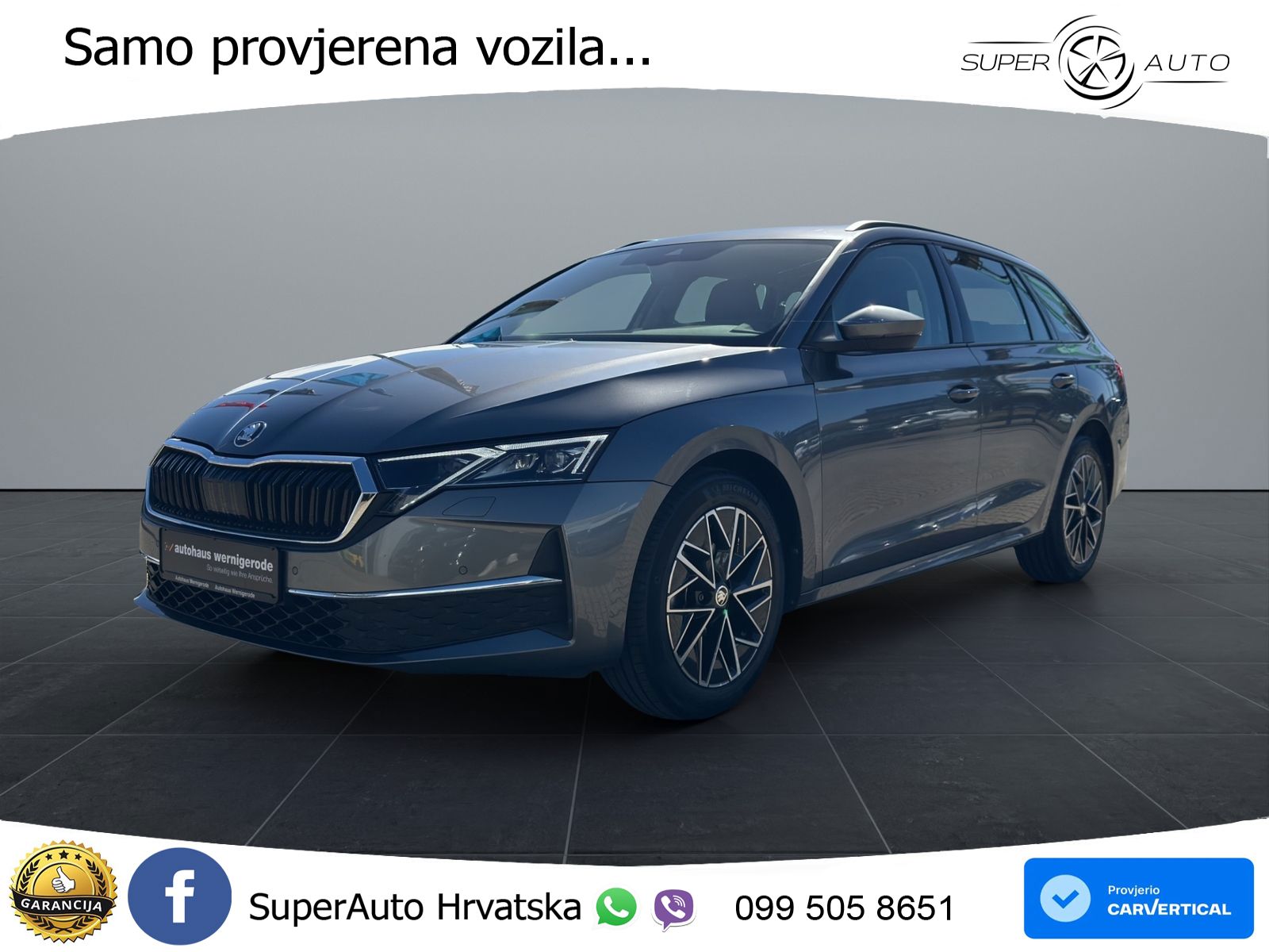 Škoda Octavia Combi 2.0 TDI (150 KS) DSG LED+GR SJED+ACC