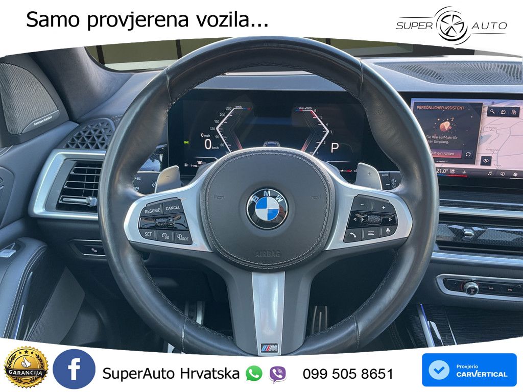 BMW X7 40d (352 KS) xDrive Steptronic M Sport ZRAČNI+ACC+GR SJED+KAM+PANO