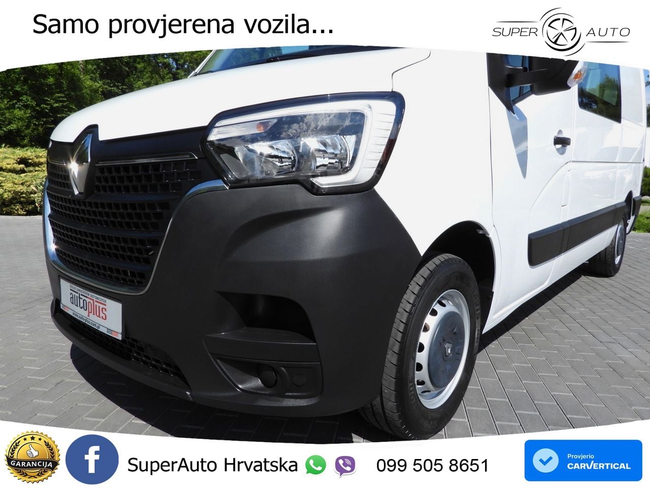 Renault MASTER KASTENWAGEN DOPPELKABINE 7 SITZE TEMPOMAT 135 KS